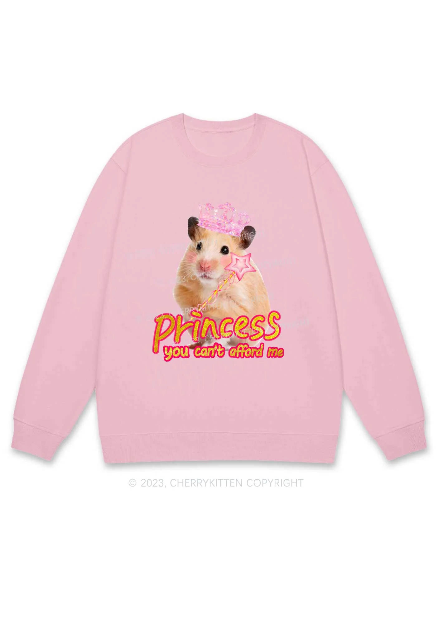 Princess You Can't Afford Me Y2K Sweatshirt Cherrykitten - Image 6