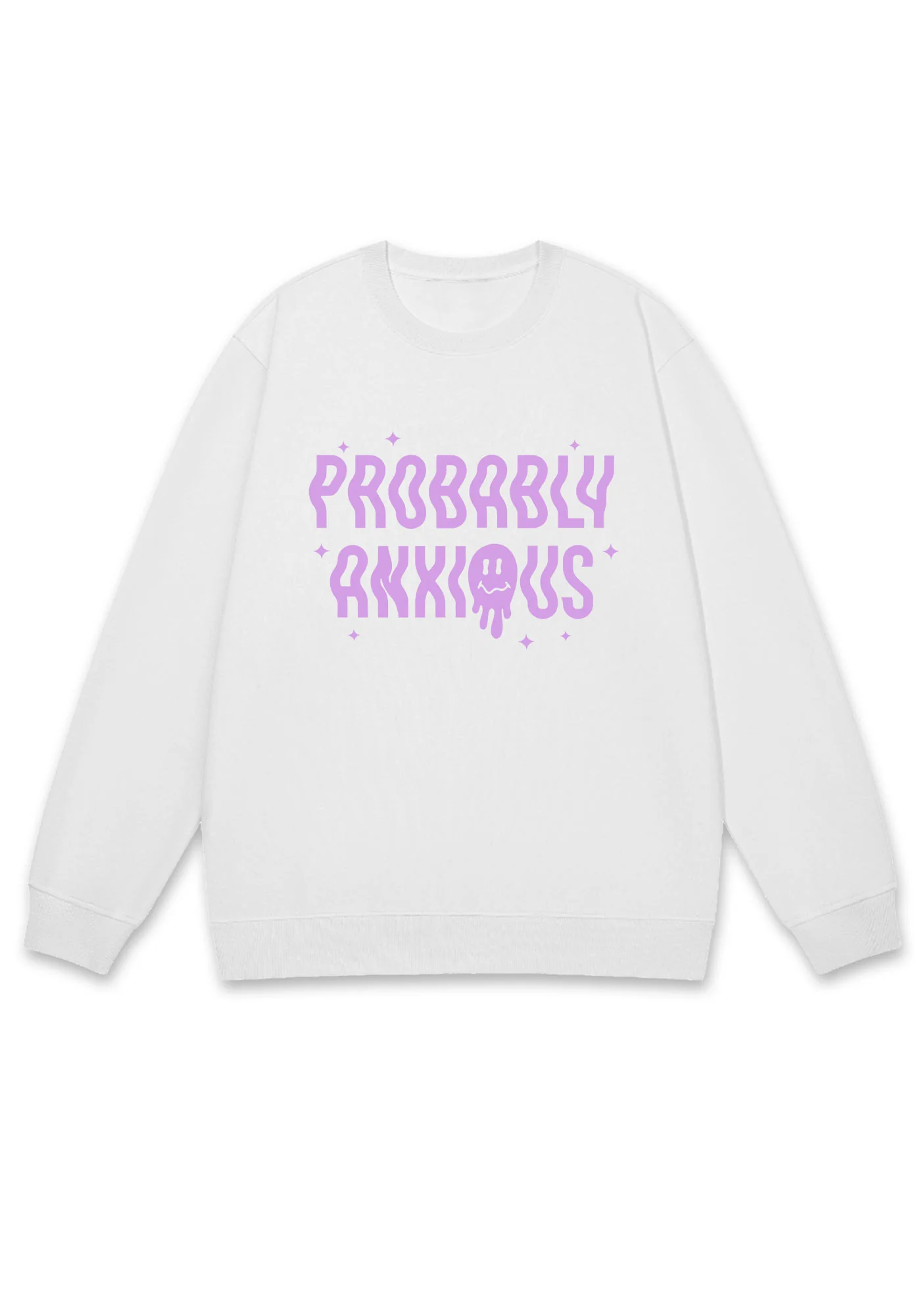 Probably Anxious Grimace Y2K Sweatshirt - Image 3