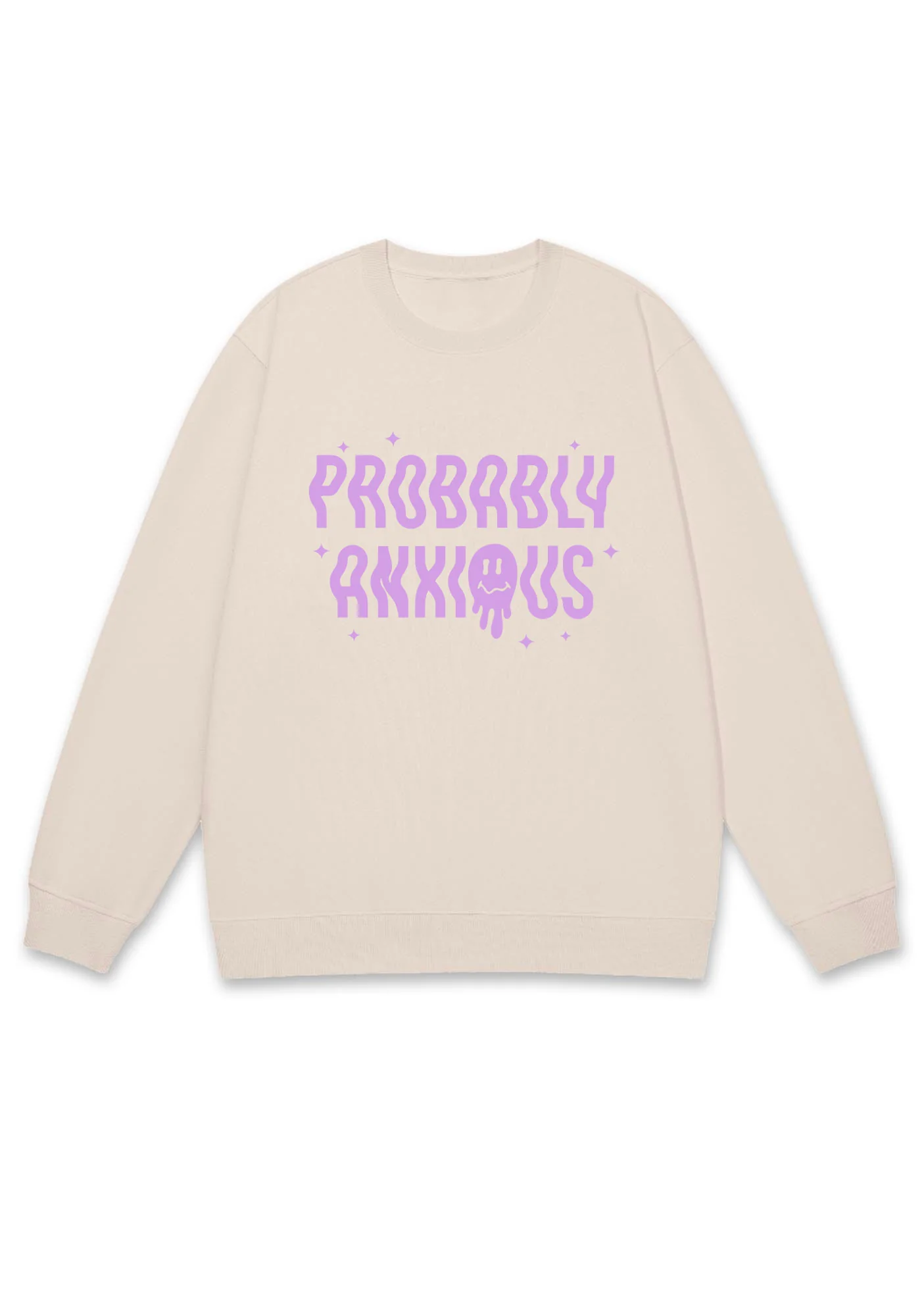 Probably Anxious Grimace Y2K Sweatshirt - Image 4