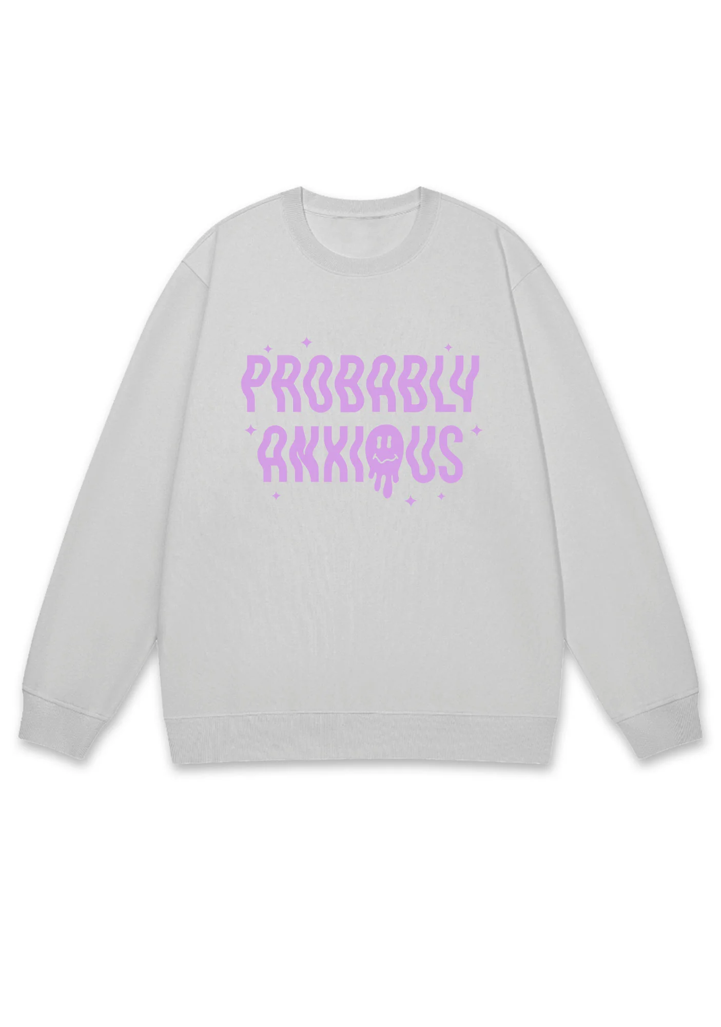 Probably Anxious Grimace Y2K Sweatshirt - Image 5