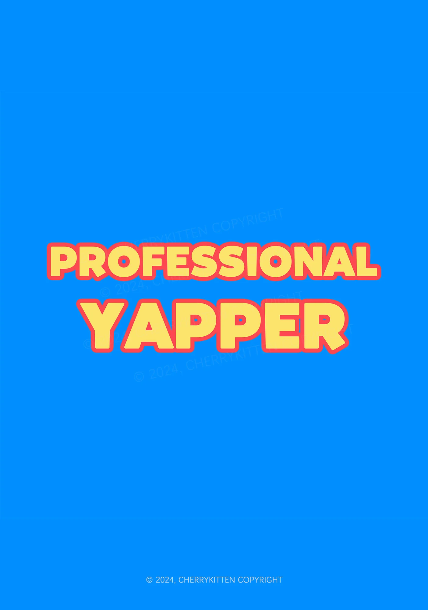 Professional Yapper 1Pc Y2K Pin Badge Cherrykitten - Image 2