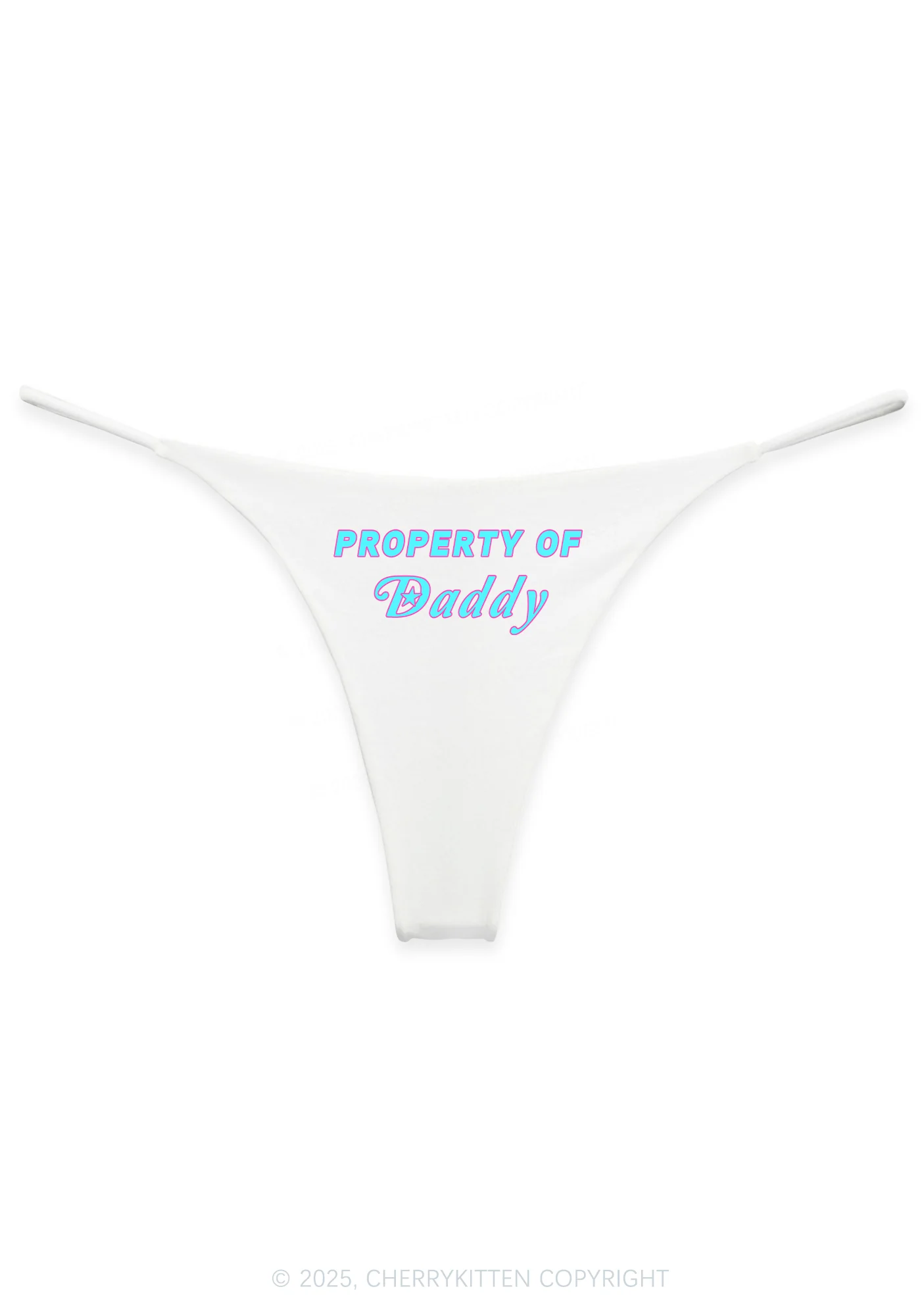 Property Of Daddy Y2K Bikini String Thong Cherrykitten - Image 3