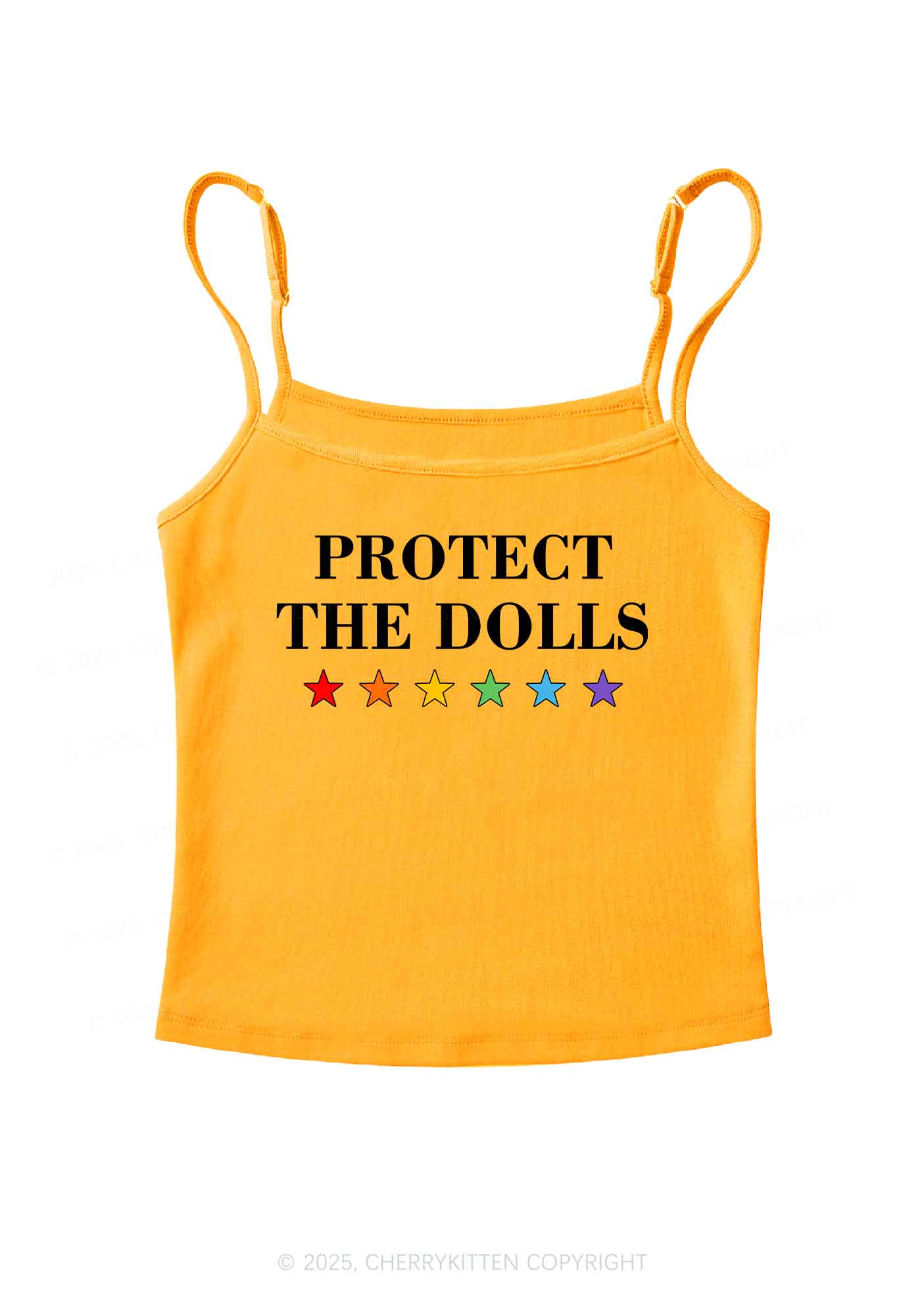 Protect The Dolls Pride Y2K Spaghetti Strap Cami Cherrykitten - Image 7