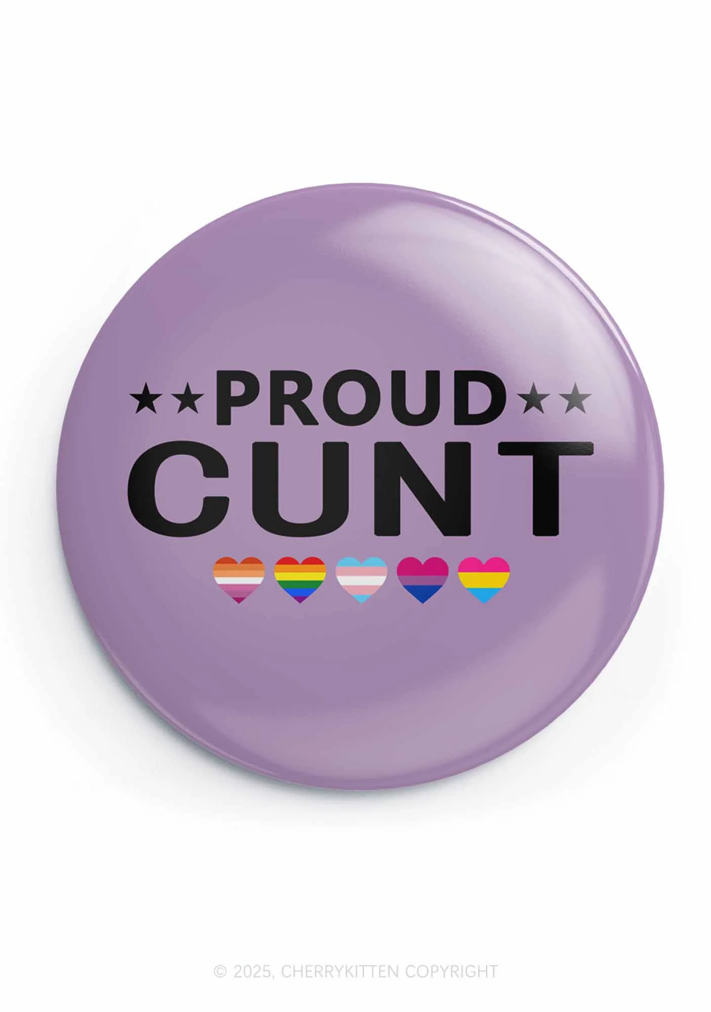 Proud Cxxt Pride 1Pc Y2K Pin Badge Cherrykitten - Image 3