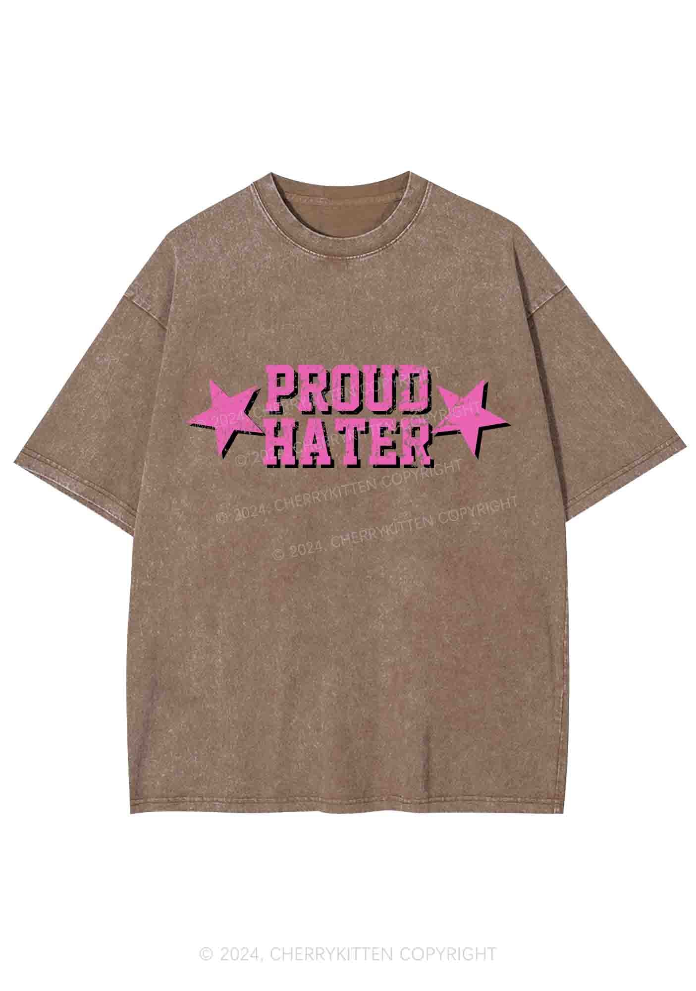 Proud Hater Y2K Washed Tee Cherrykitten - Image 7