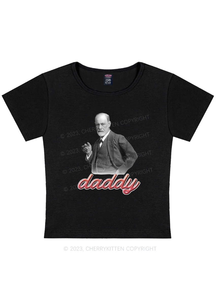 Psyhology Daddy Y2K Baby Tee Cherrykitten - Image 3