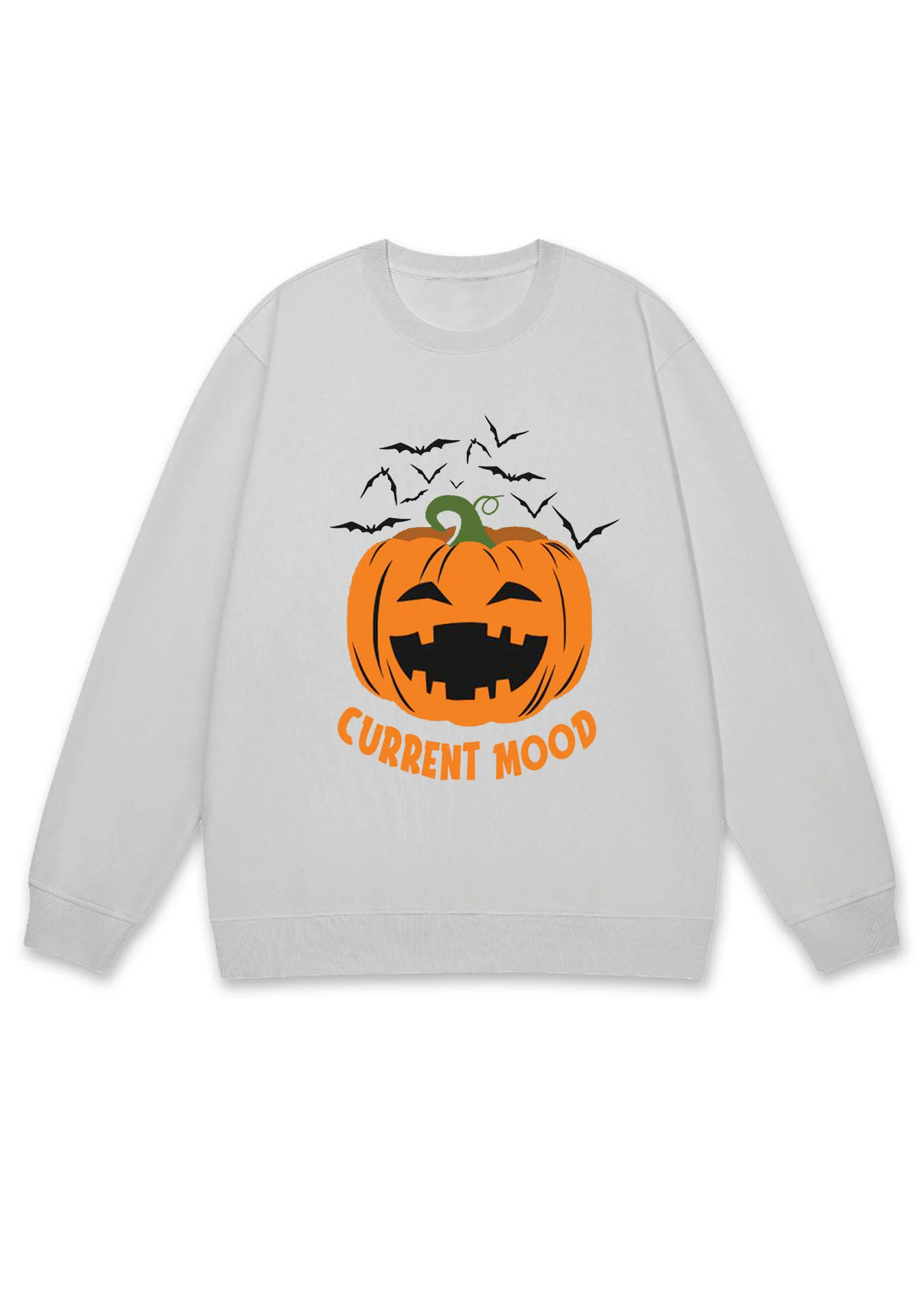 Pumpkin Current Mood Halloween Y2K Sweatshirt Cherrykitten - Image 3