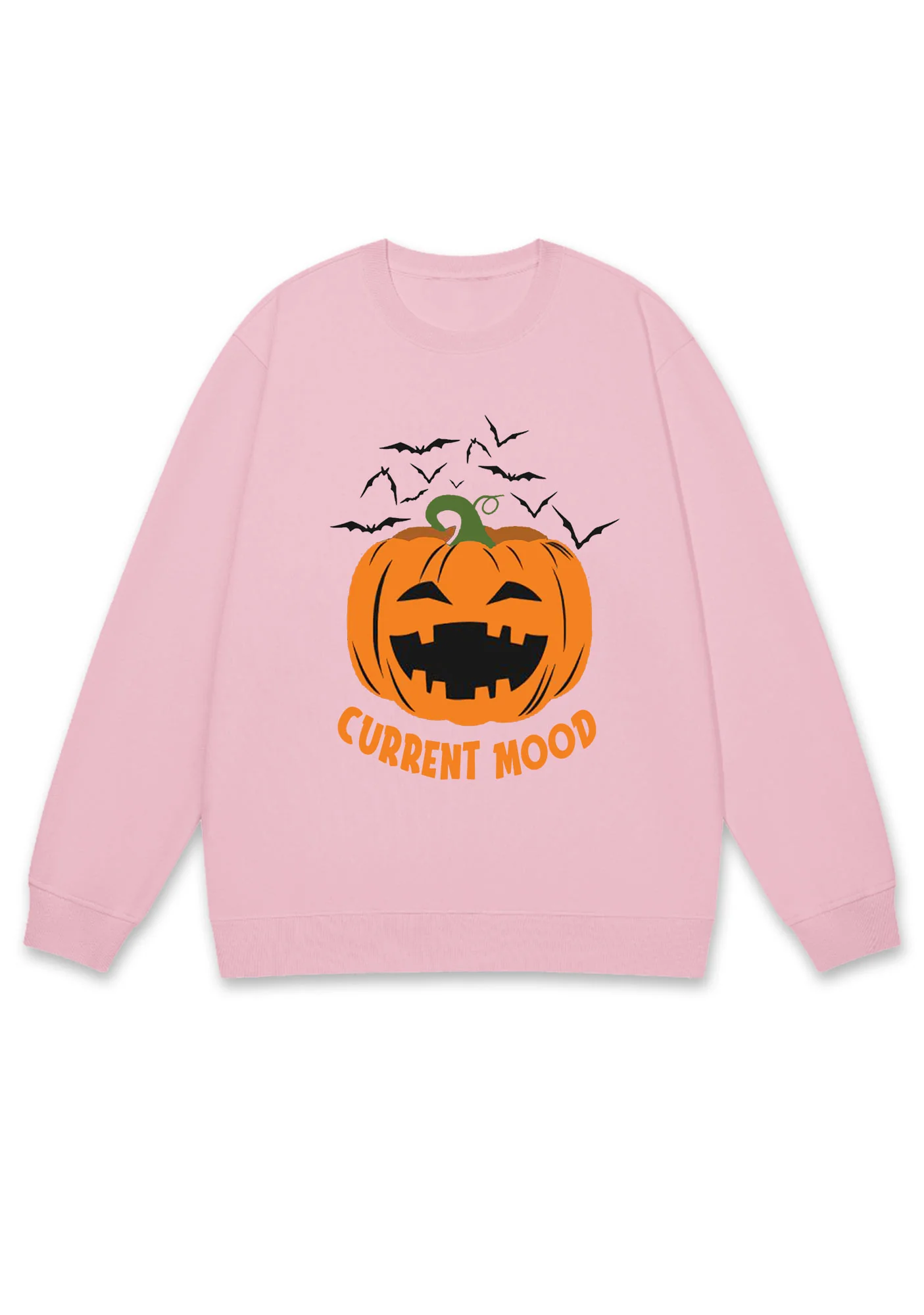 Pumpkin Current Mood Halloween Y2K Sweatshirt Cherrykitten - Image 4