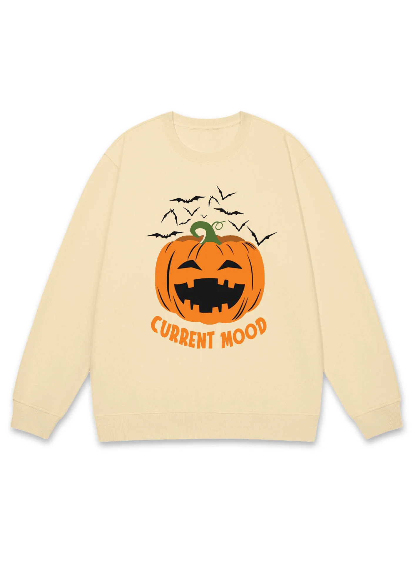 Pumpkin Current Mood Halloween Y2K Sweatshirt Cherrykitten - Image 5