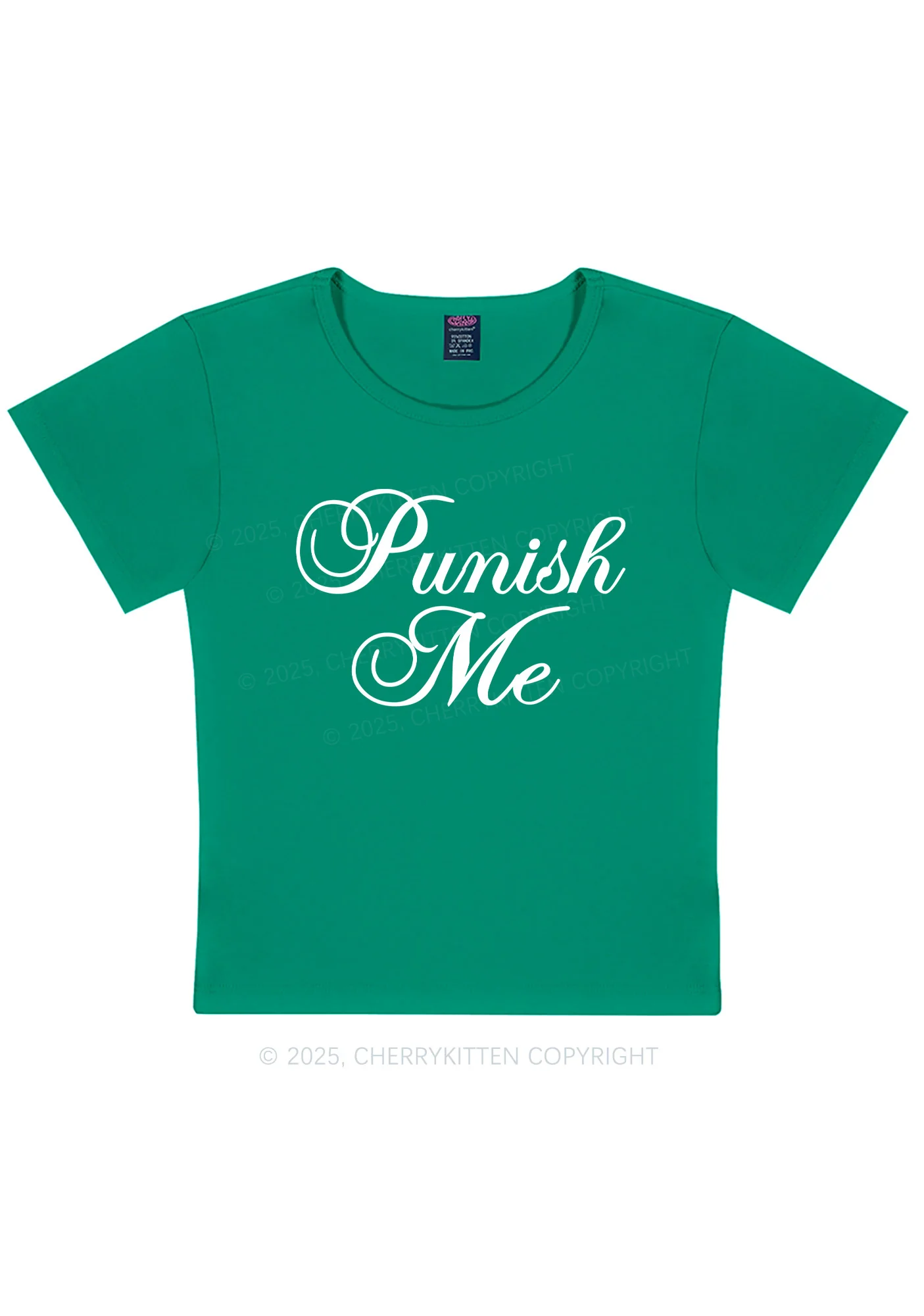 Punish Me Y2K Baby Tee Cherrykitten - Image 12