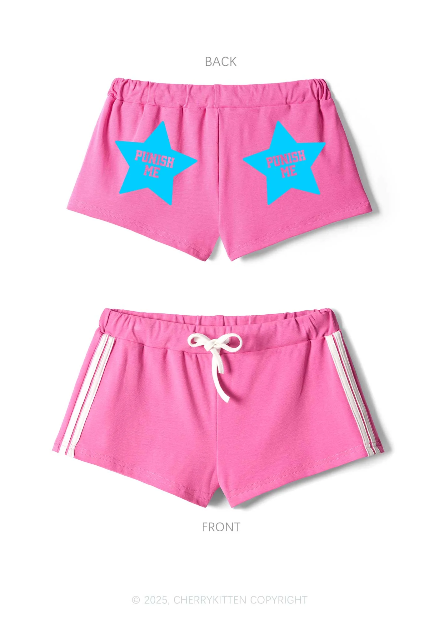 Punish Me Y2K Drawstring Mini Shorts Cherrykitten - Image 5