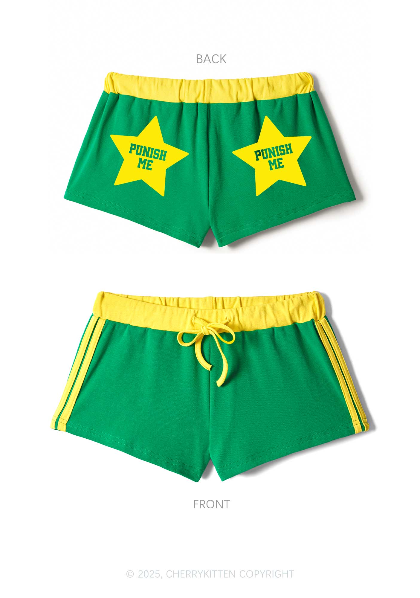 Punish Me Y2K Drawstring Mini Shorts Cherrykitten - Image 6