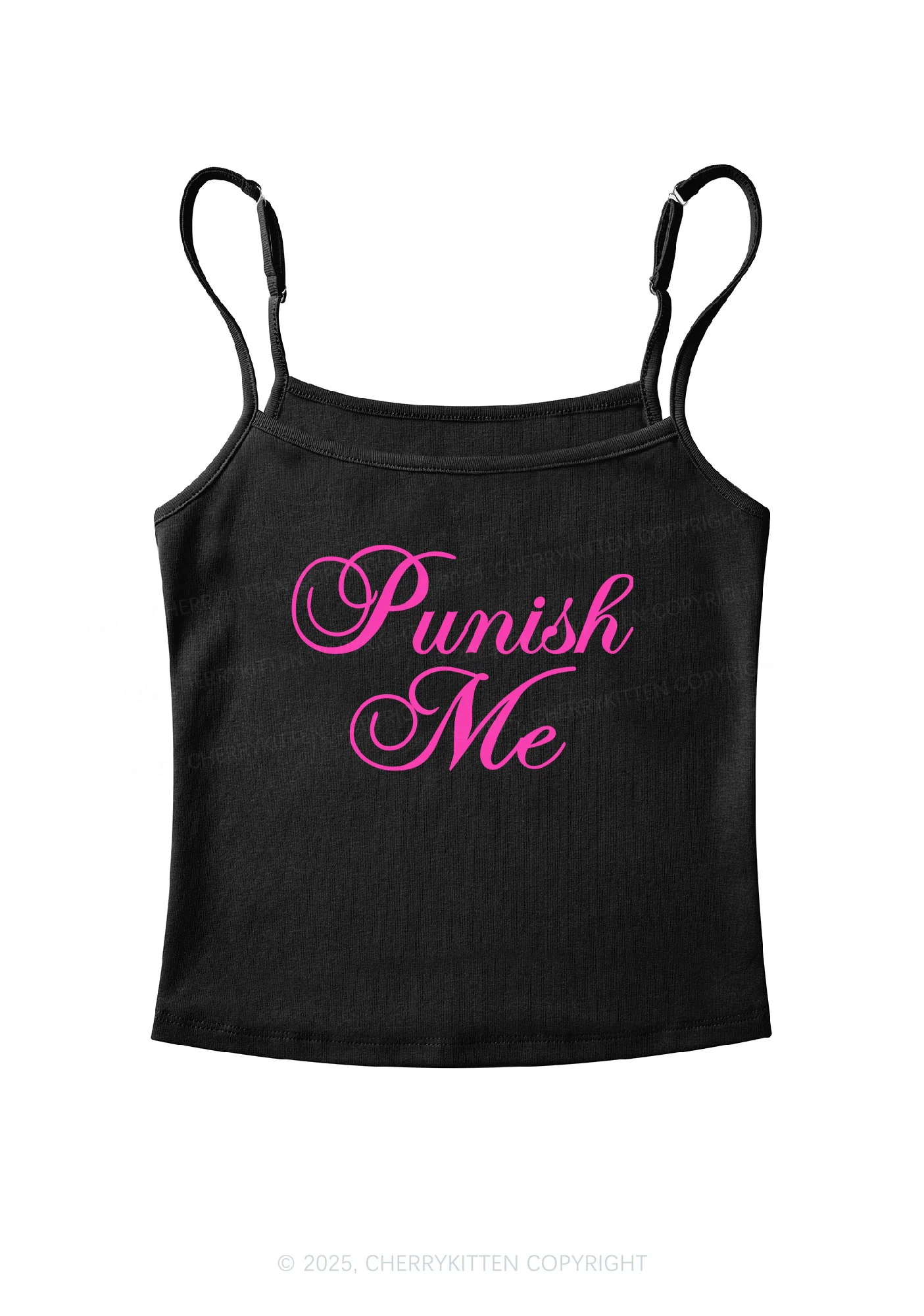 Punish Me Y2K Spaghetti Strap Cami Cherrykitten - Image 3