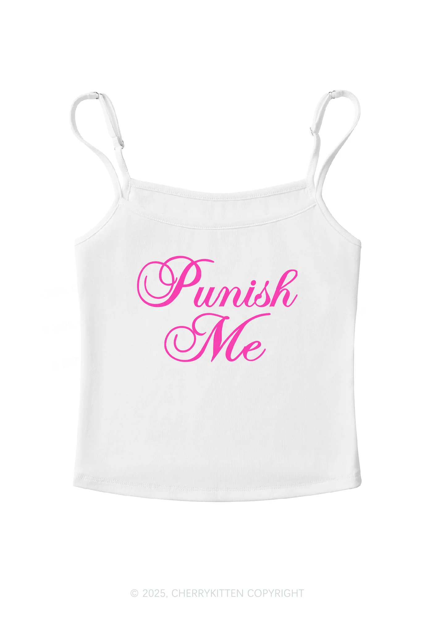 Punish Me Y2K Spaghetti Strap Cami Cherrykitten - Image 4