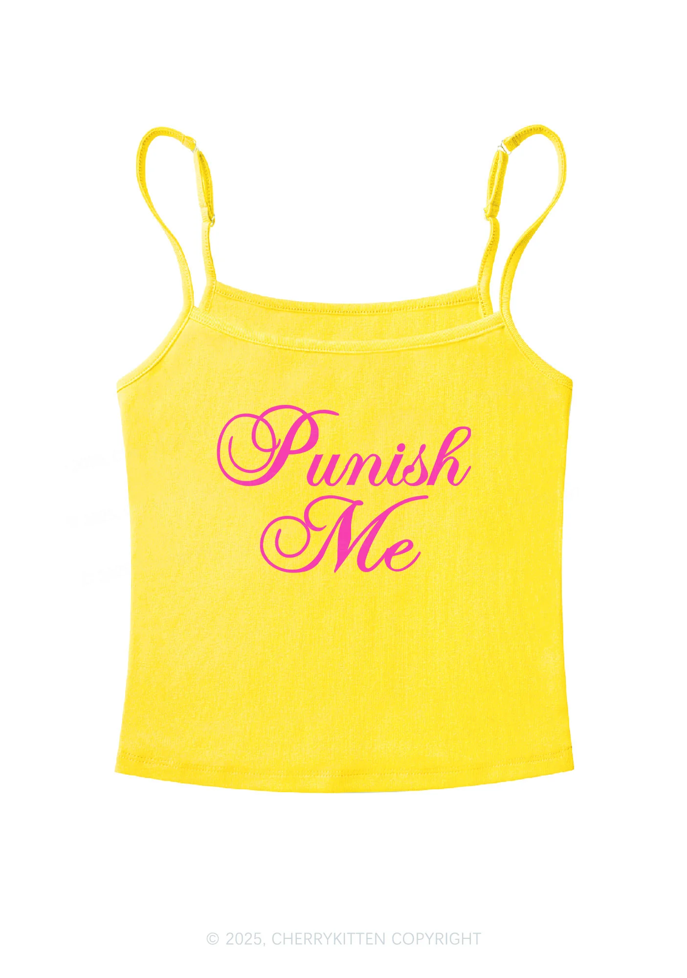 Punish Me Y2K Spaghetti Strap Cami Cherrykitten - Image 5