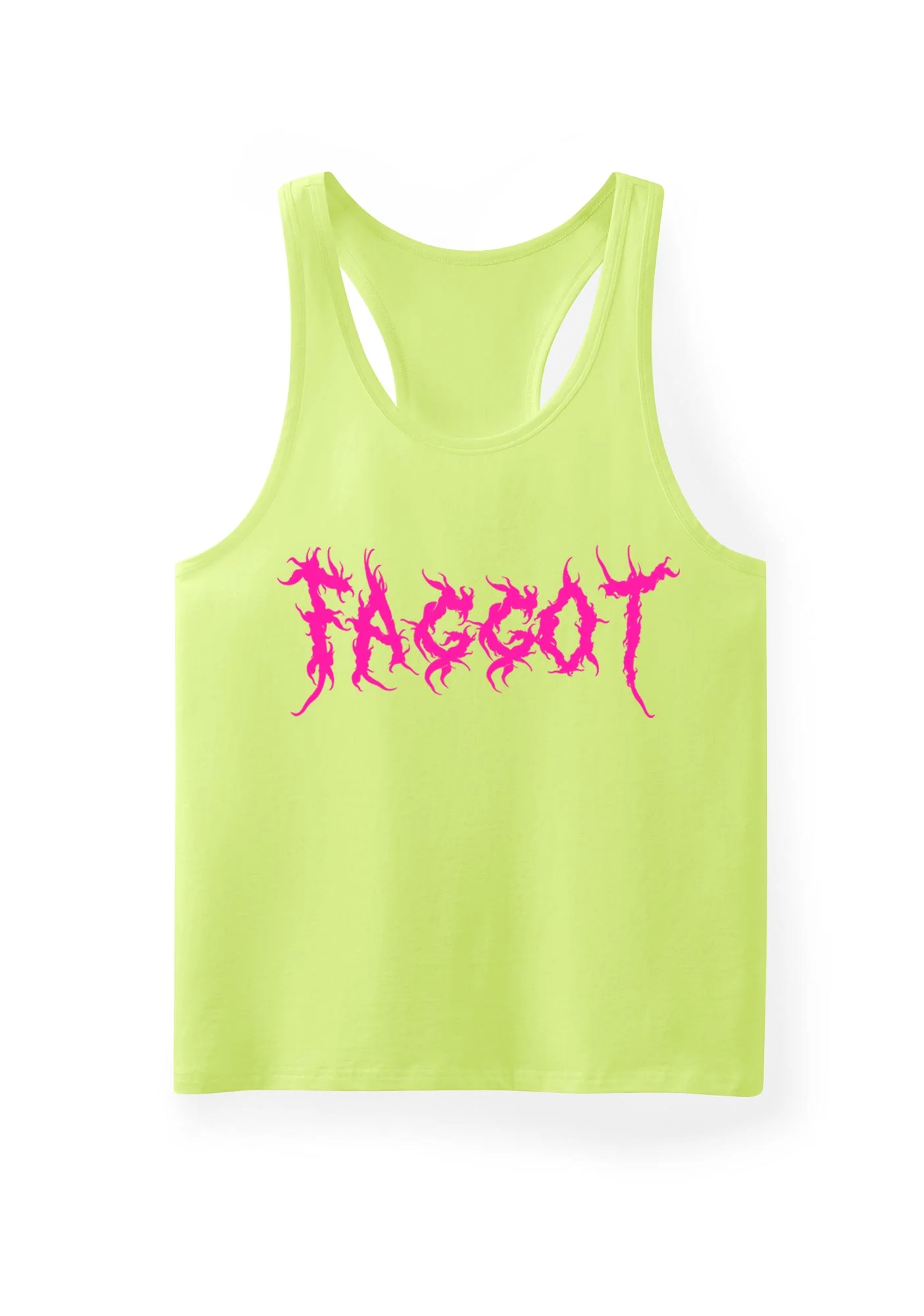 Punk Faggot Pride Y2K Men Racerback Tank Top Cherrykitten - Image 9