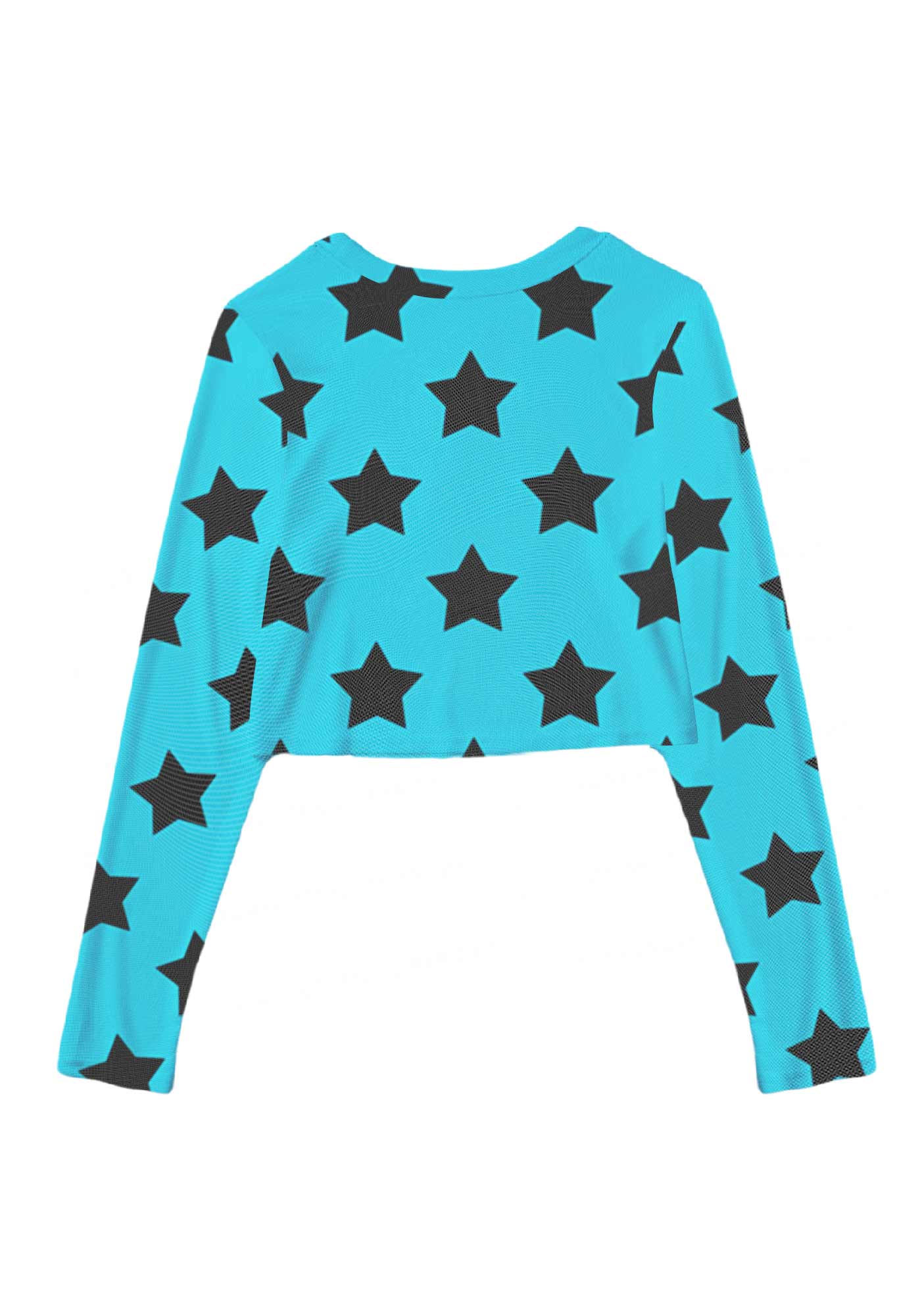 Punk Red Heart Y2K Mesh Long Sleeve Crop Top Cherrykitten - Image 3