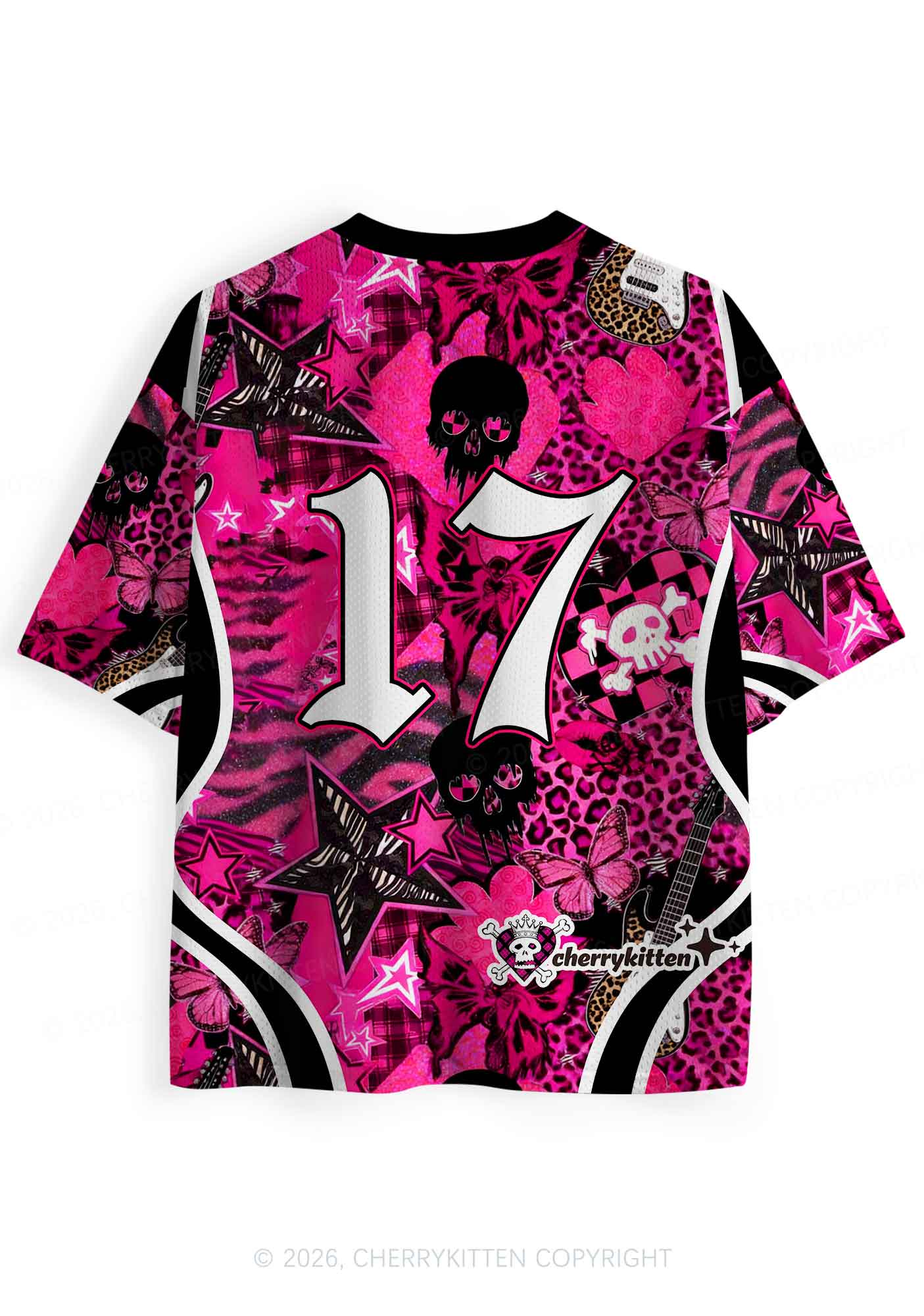 Punk Rock Princess Y2K Sport Jersey Shirts Cherrykitten - Image 3