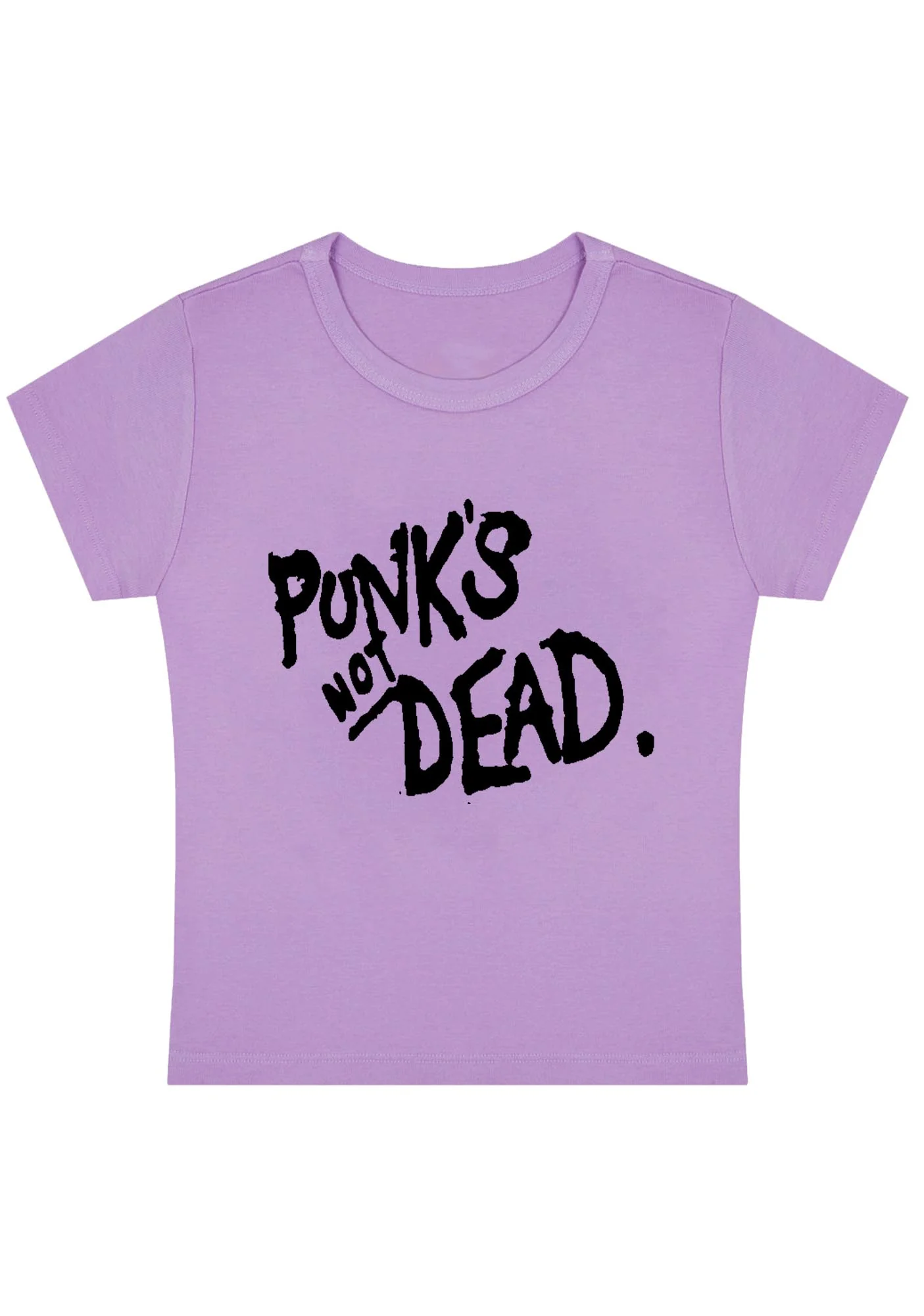 Punk's Not Dead Y2K Baby Tee - Image 4