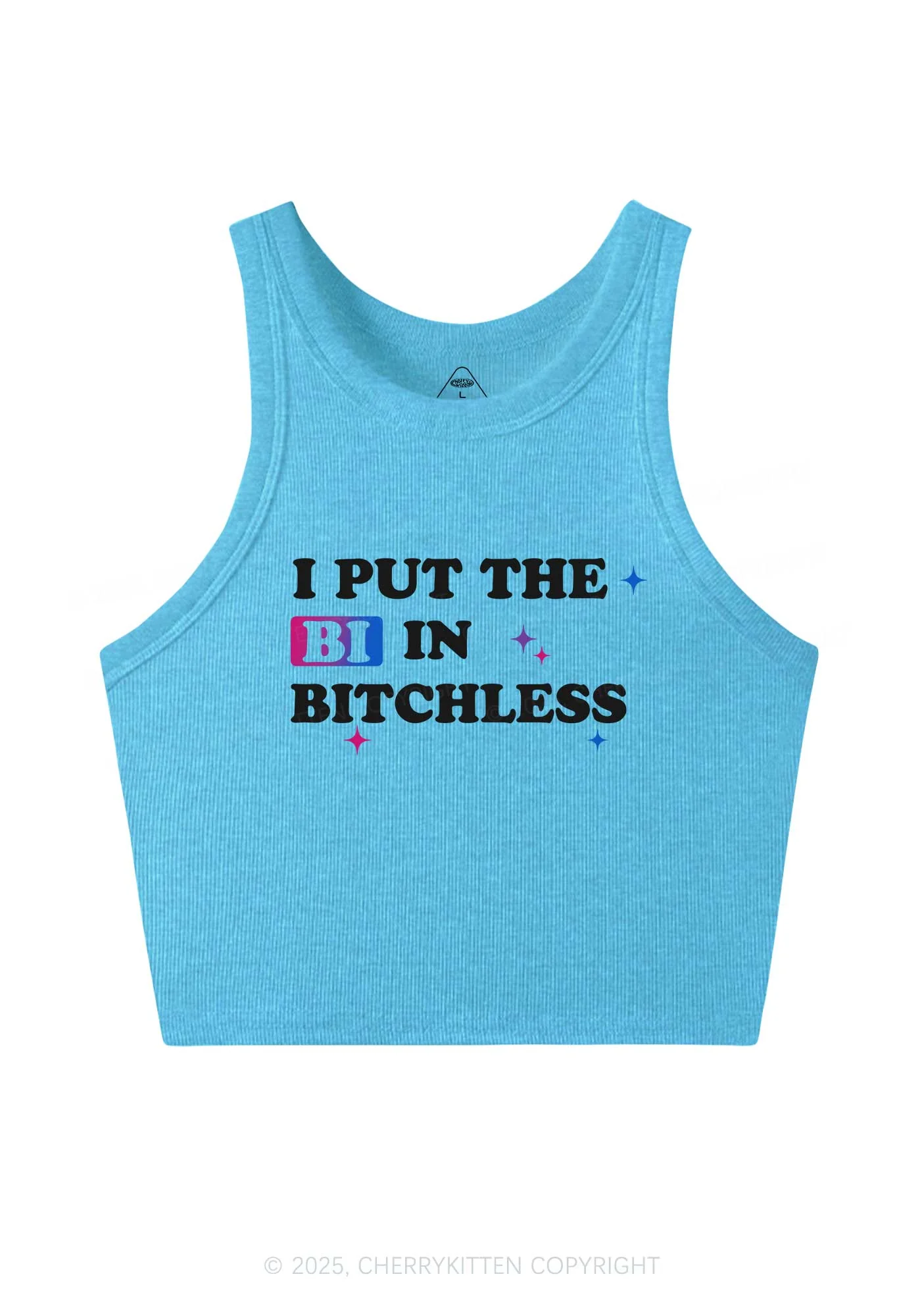 Put BI In Bxxchless Pride Y2K Crop Tank Top Cherrykitten - Image 5