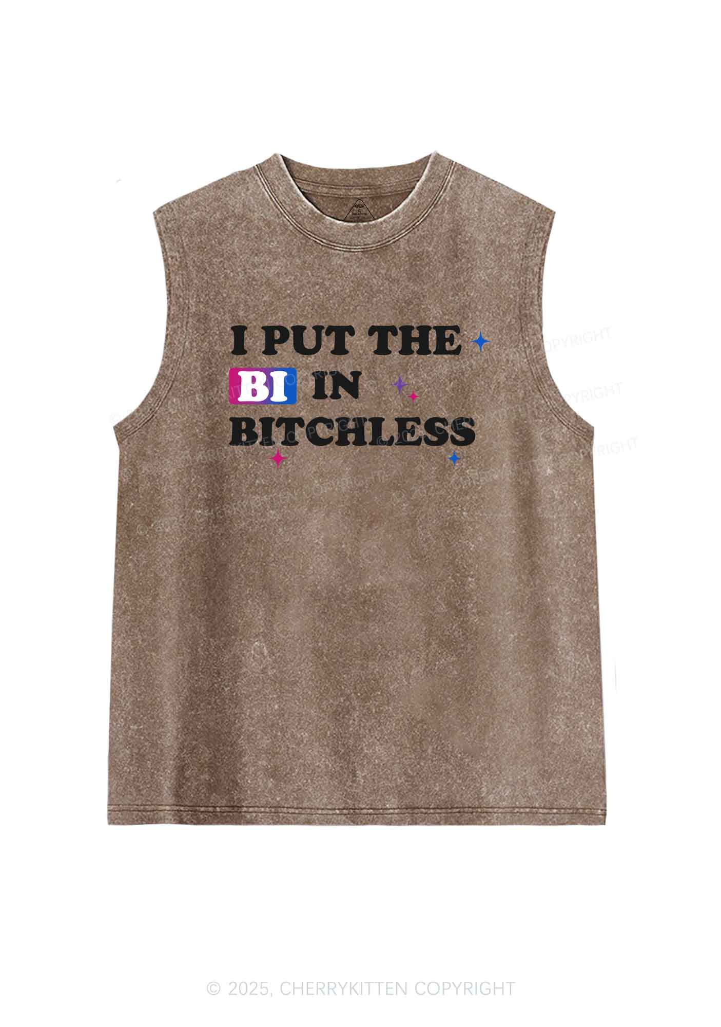 Put BI In Bxxchless Pride Y2K Washed Muscle Tank Cherrykitten - Image 6