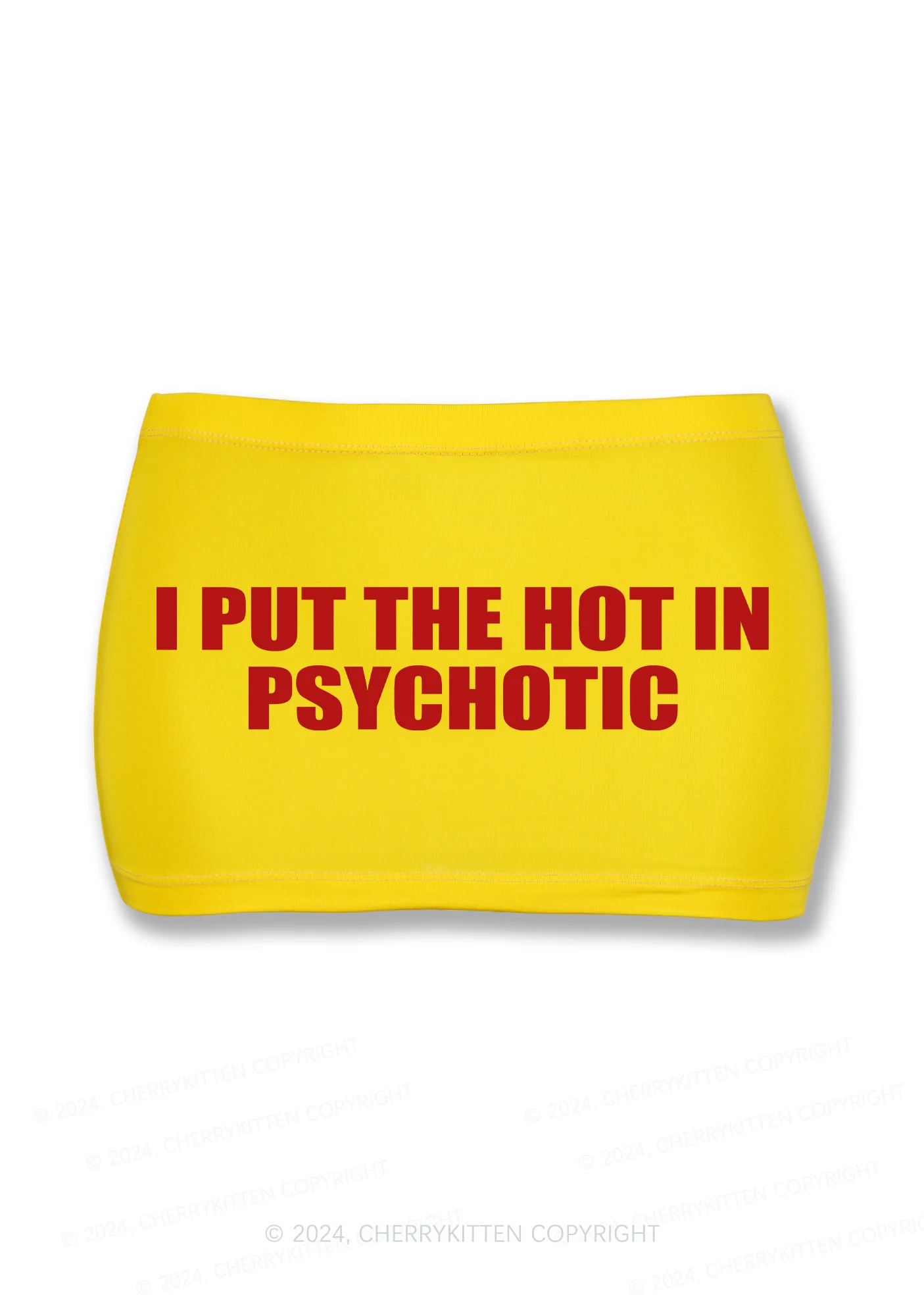 Put Hot In Psychotic Y2K Mini Hip Skirt Cherrykitten - Image 4