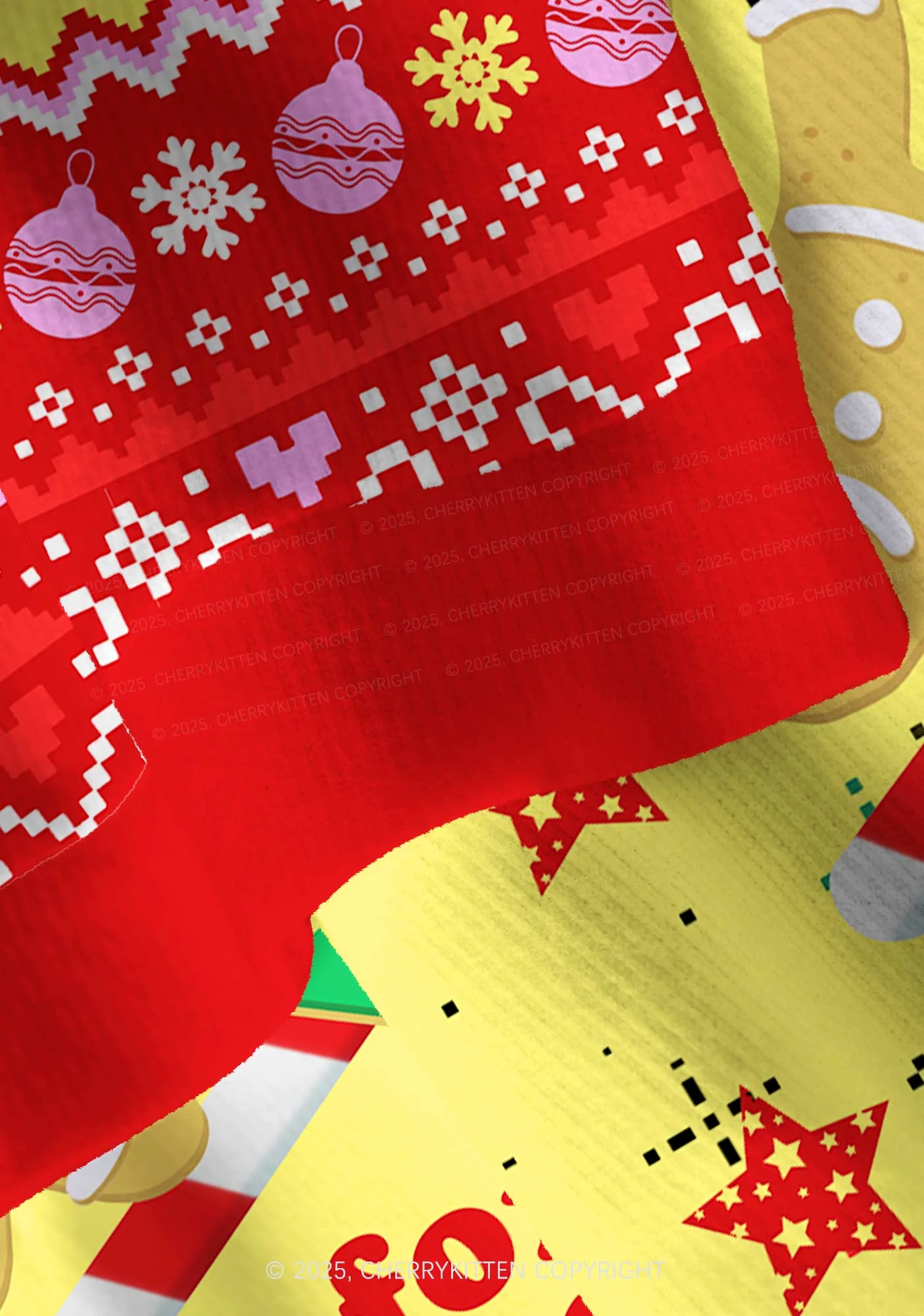 Put Out For Santa Y2K Christmas Cardigan Knit Sweatshirt Cherrykitten - Image 6
