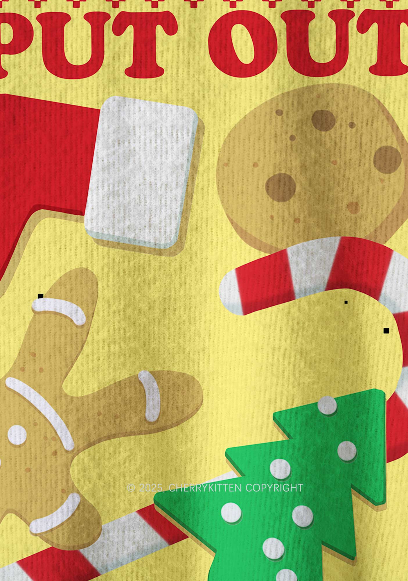 Put Out For Santa Y2K Christmas Knit Sweatshirt Cherrykitten - Image 6