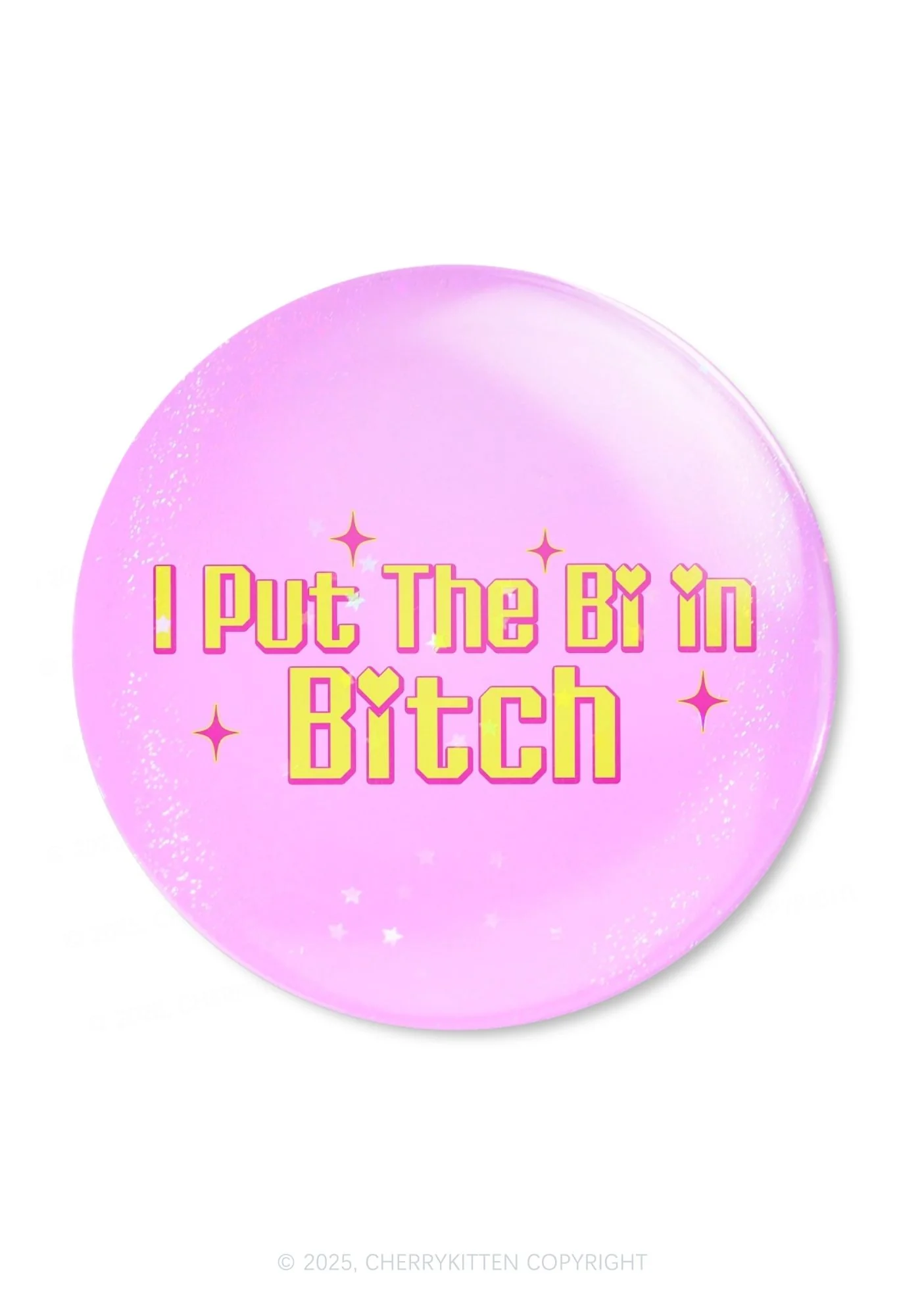 Put The Bi In Bxxch Pride 1Pc Y2K Pin Badge Cherrykitten - Image 3