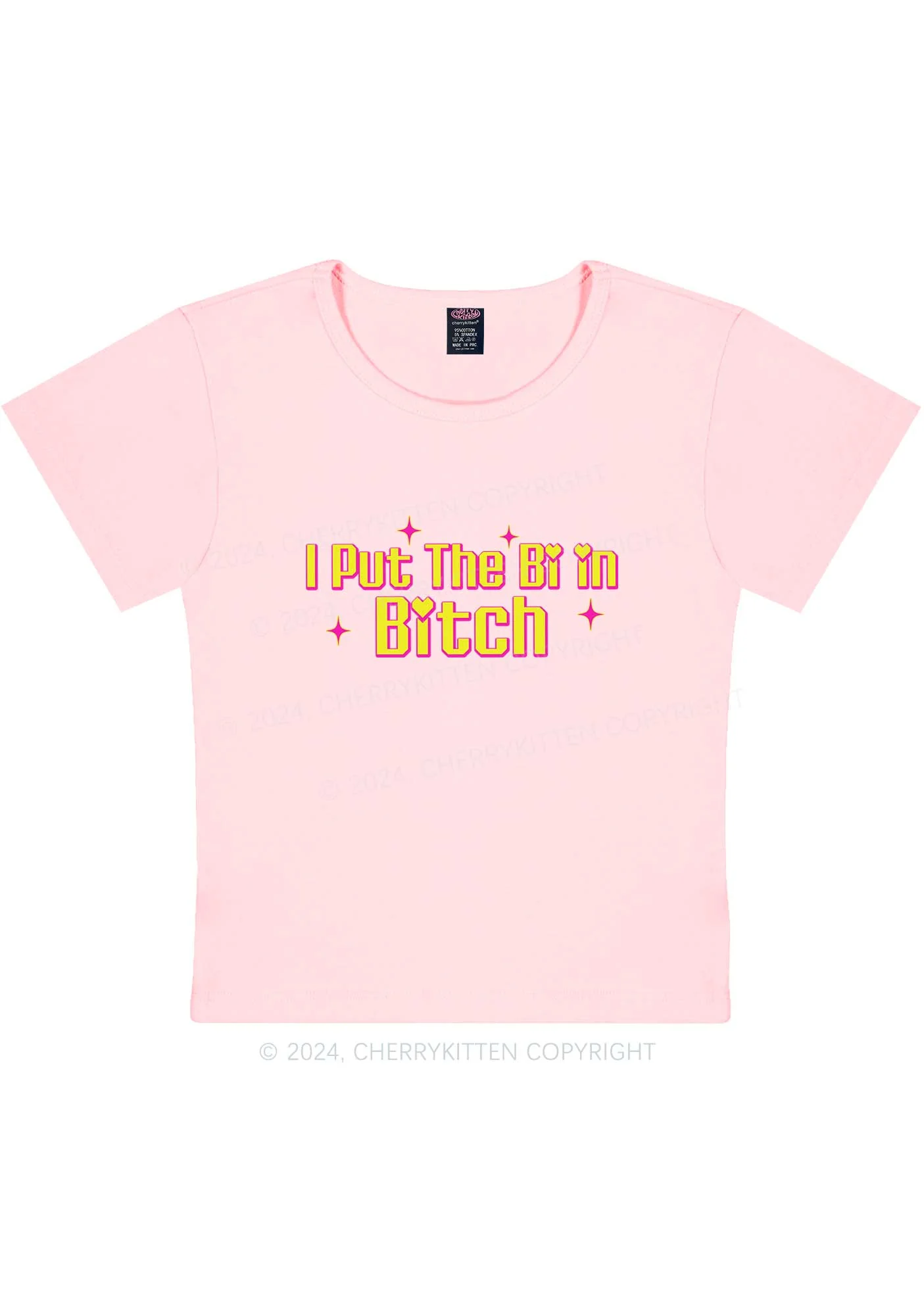 Put The Bi In Bxxch Y2K Baby Tee Cherrykitten - Image 11