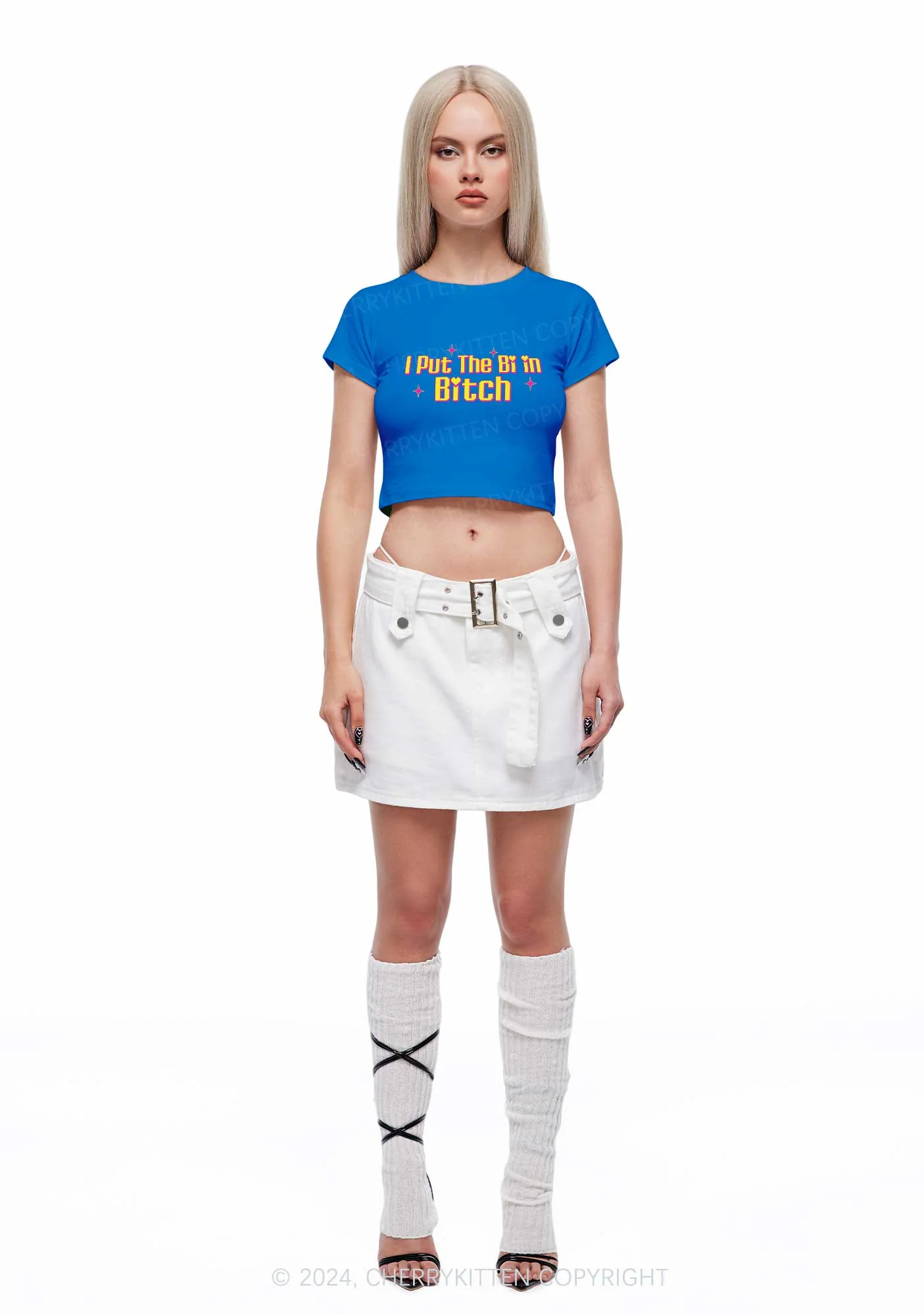 Put The Bi In Bxxch Y2K Baby Tee Cherrykitten - Image 4