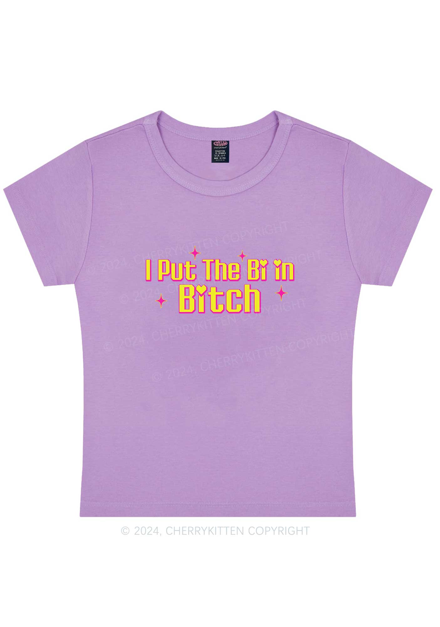 Put The Bi In Bxxch Y2K Baby Tee Cherrykitten - Image 6