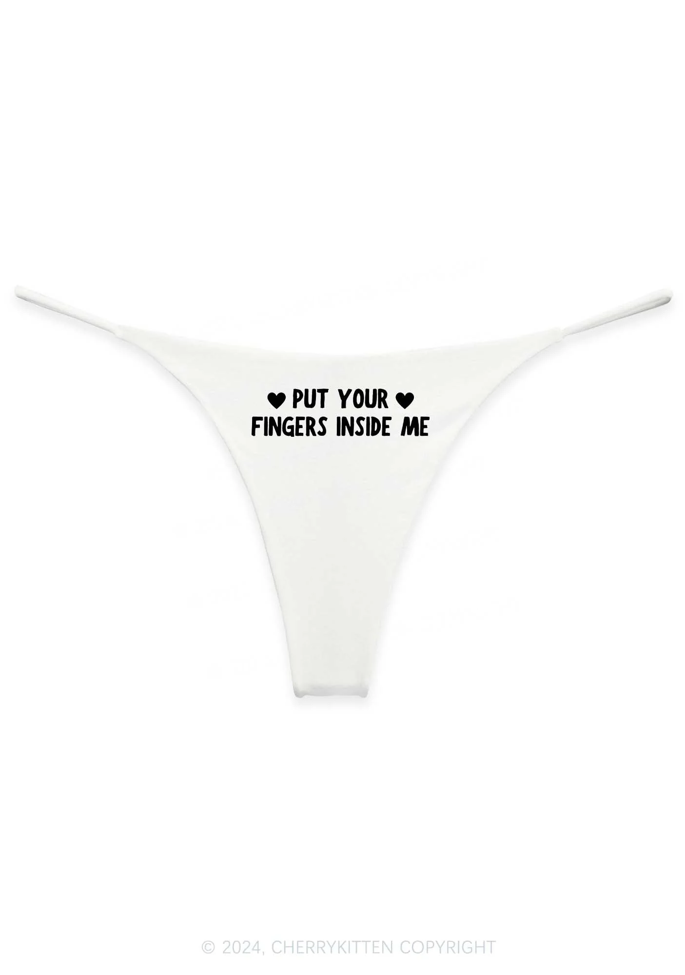 Put Your Fingers Inside Me Y2K Bikini String Thong Cherrykitten - Image 4