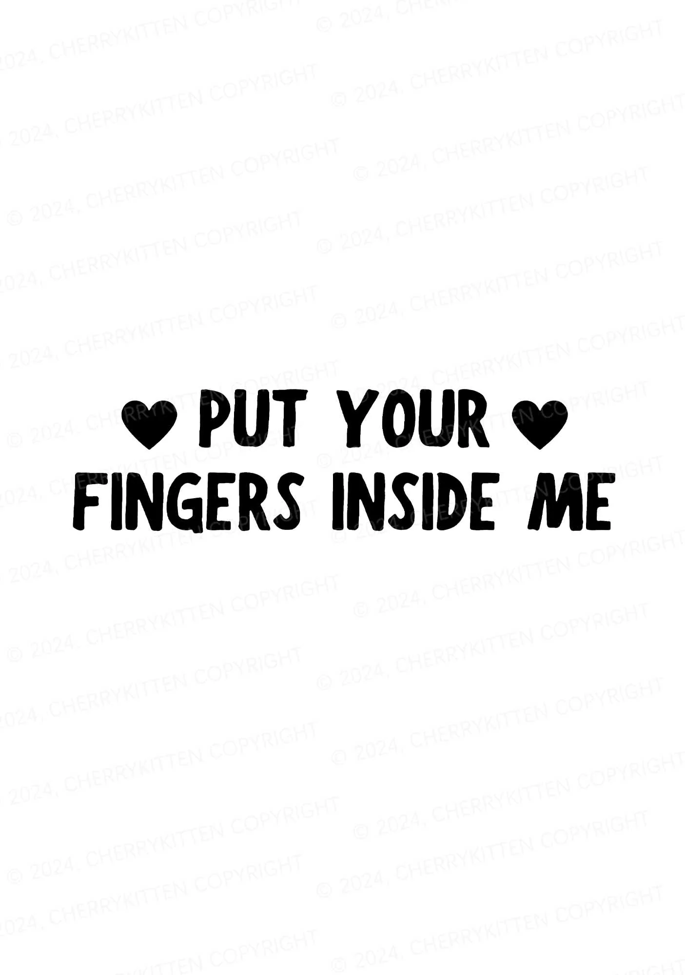 Put Your Fingers Inside Me Y2K Flat String Thong Cherrykitten - Image 2