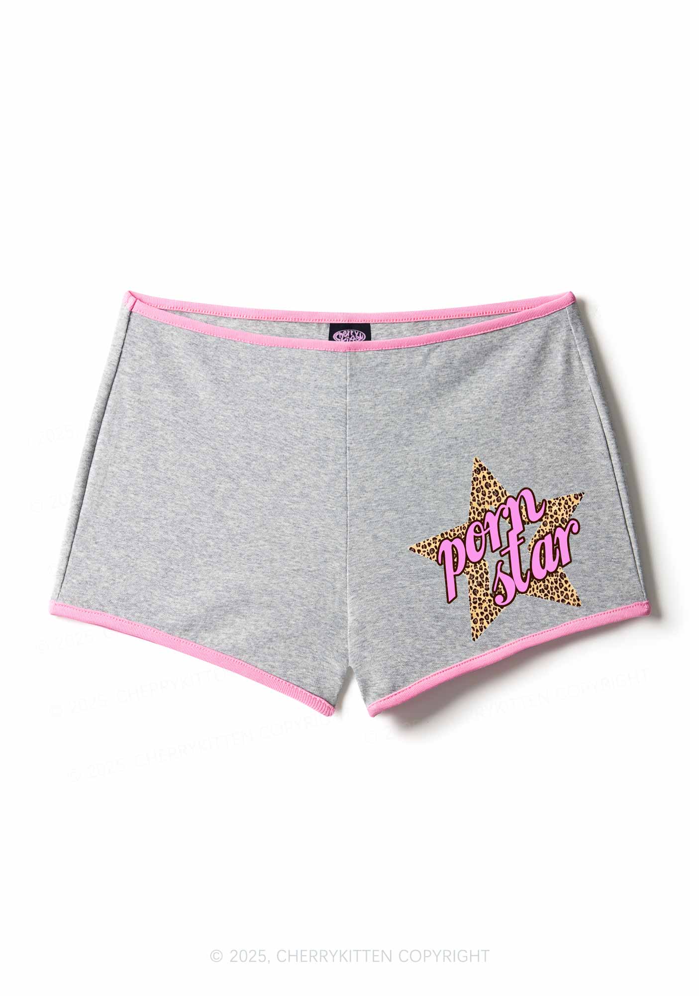 Pxrn Leopard Star Y2K Booty Shorts Cherrykitten - Image 6