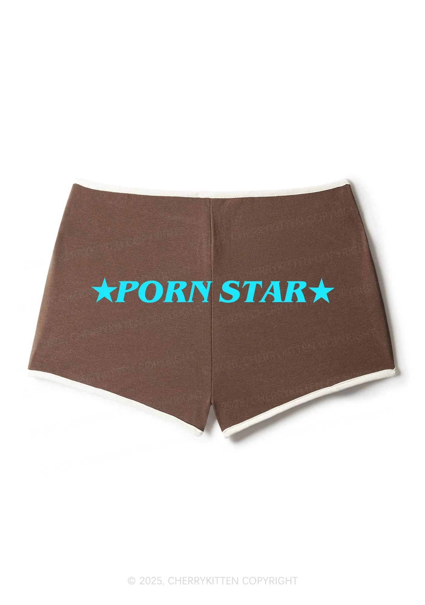 Pxrn Star Y2K Contrast Mini Shorts Cherrykitten - Image 4