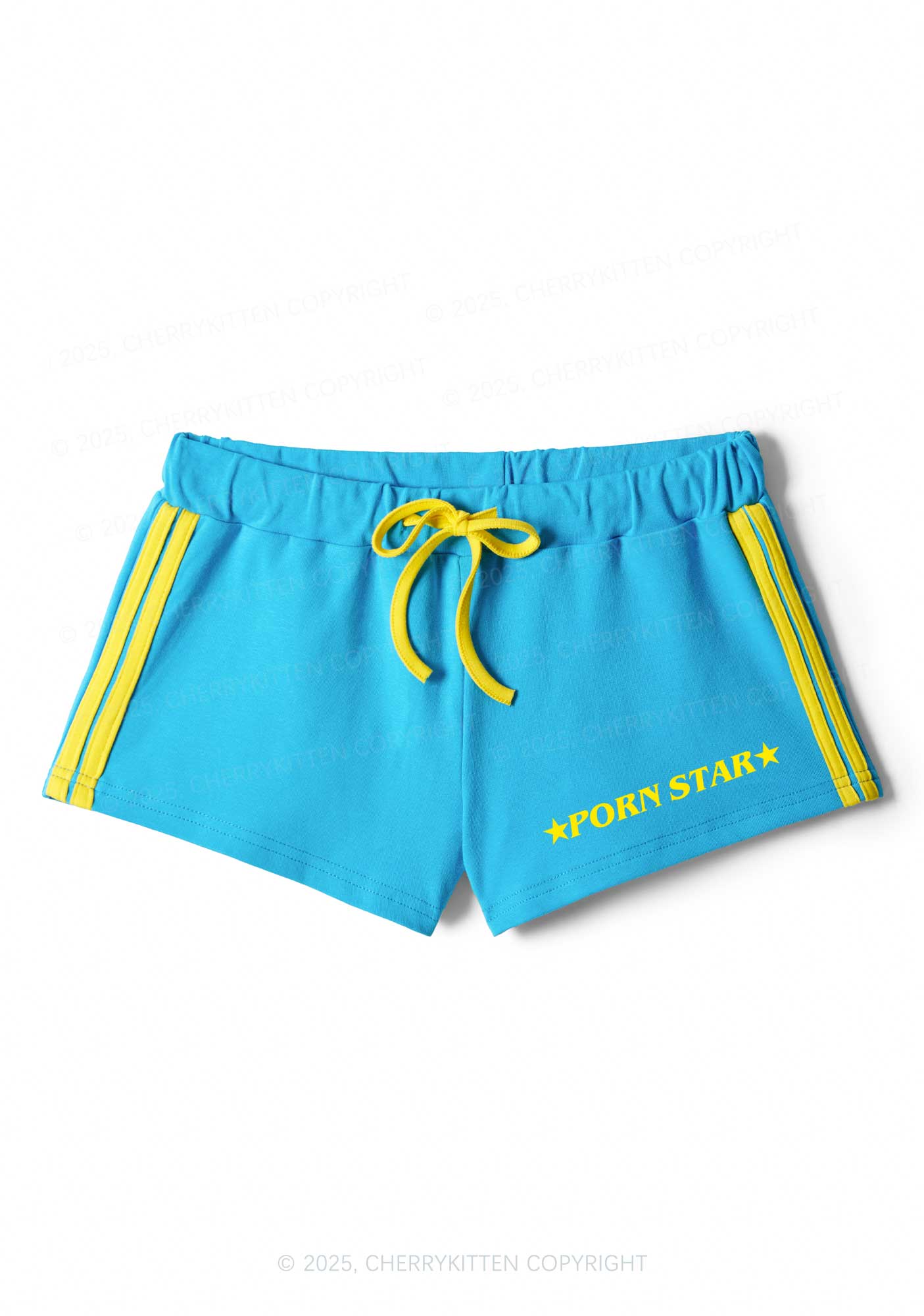 Pxrn Star Y2K Drawstring Mini Shorts Cherrykitten - Image 3