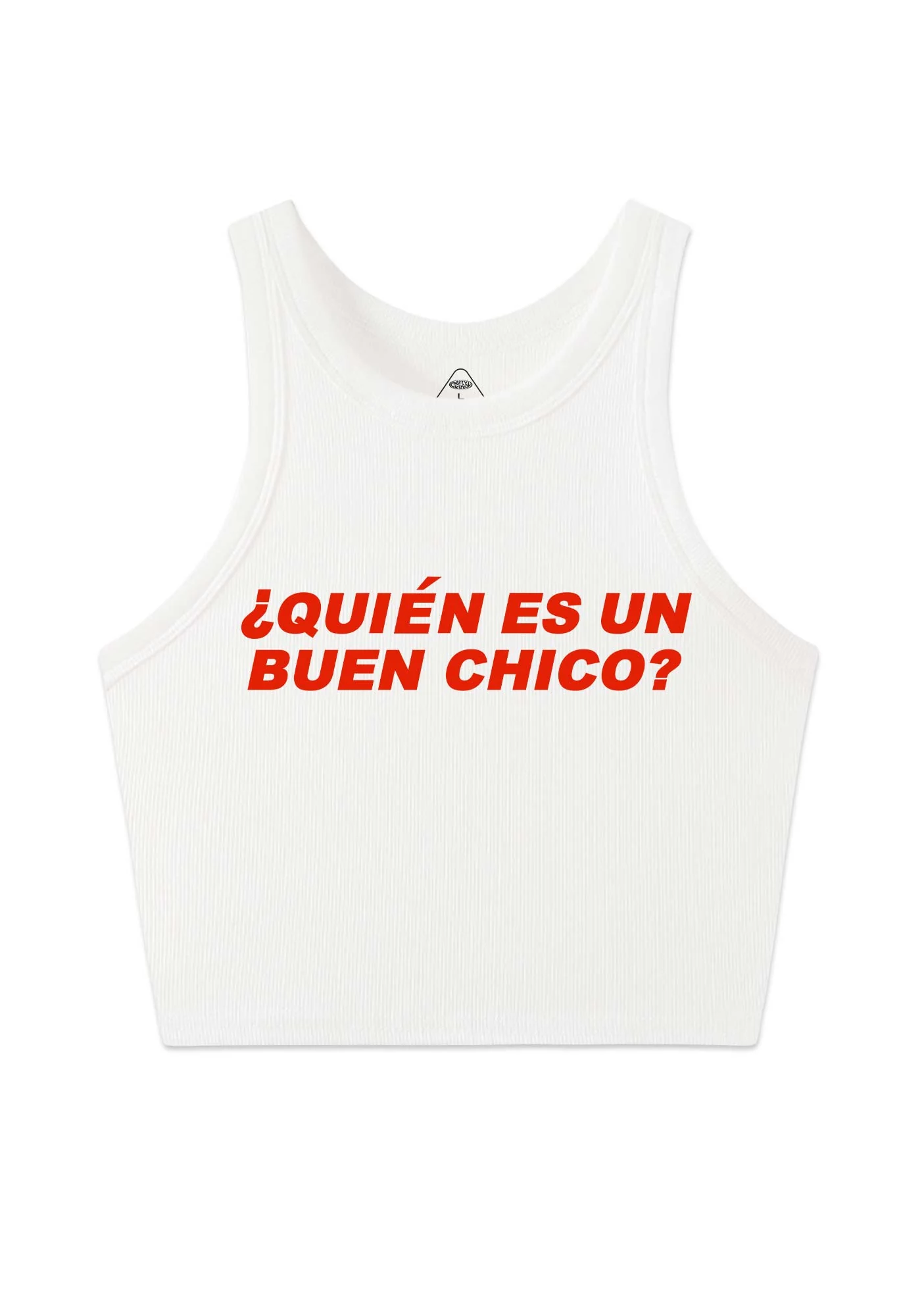Quien Es Un Buen Chico Y2K Crop Tank Top Cherrykitten - Image 4