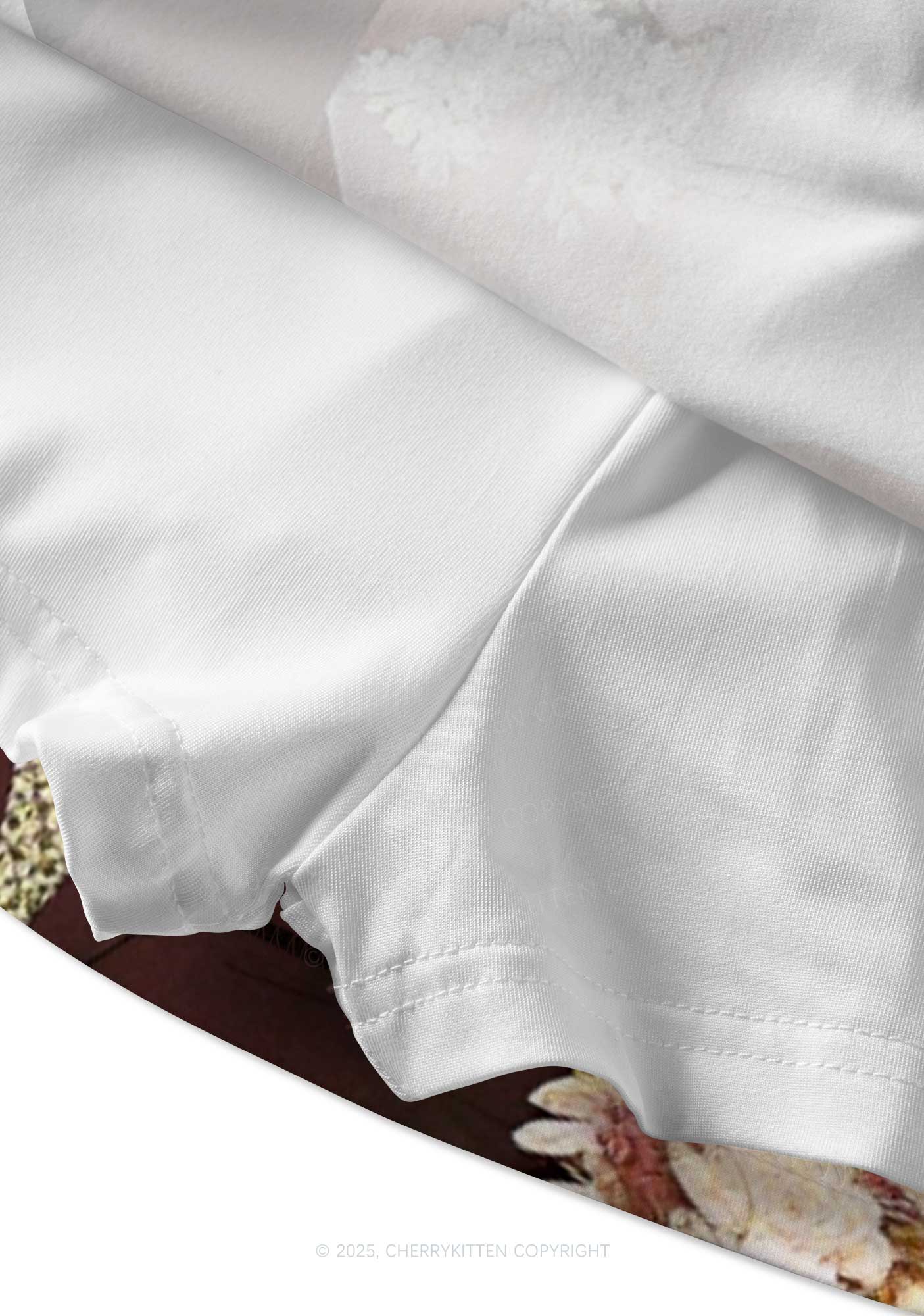 Raccoon Bride Groom Valentine's Day Y2K Print Mini Skirt Cherrykitten - Image 2