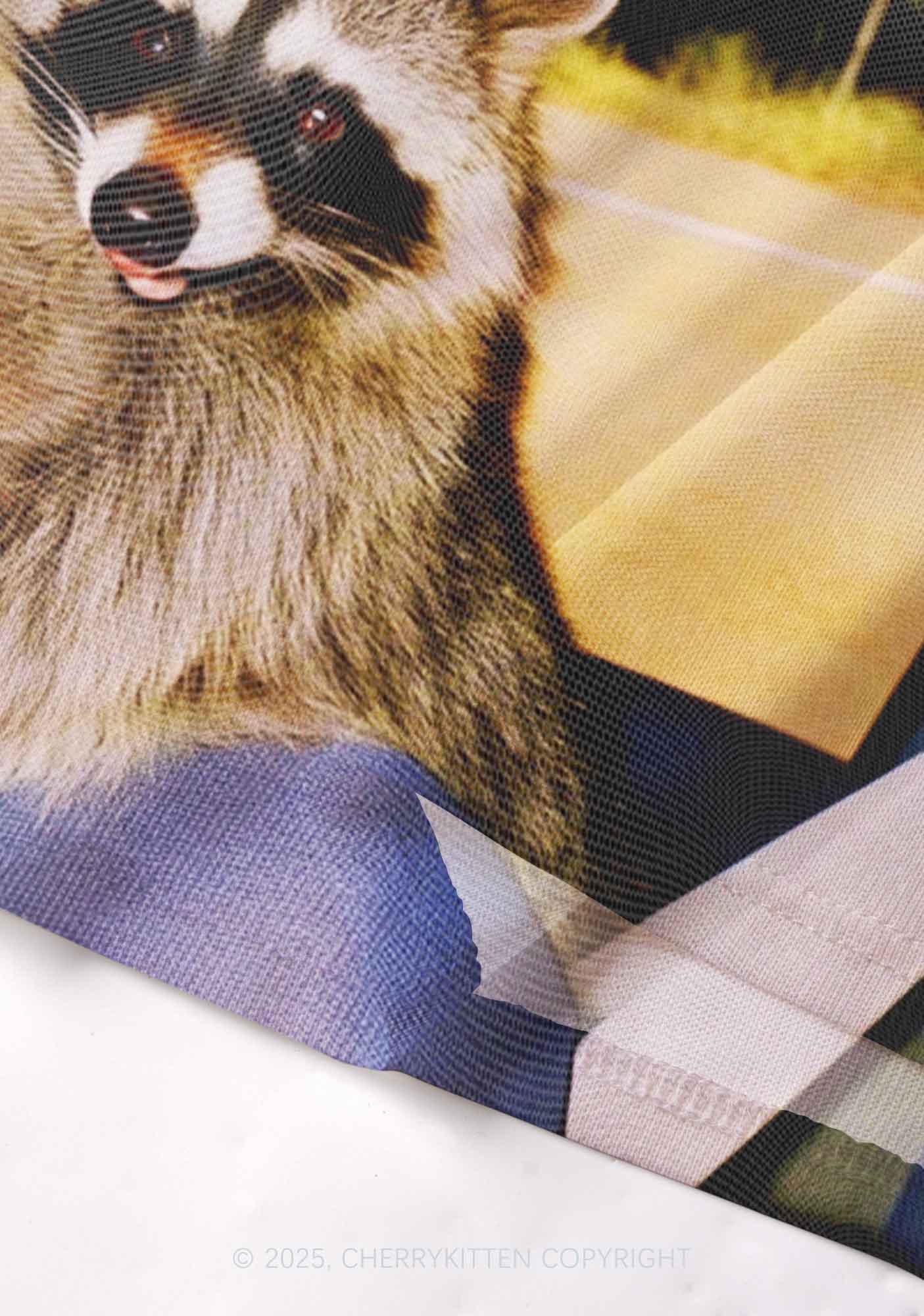 Raccoon Driver Y2K Mesh Cami Tank Cherrykitten - Image 4