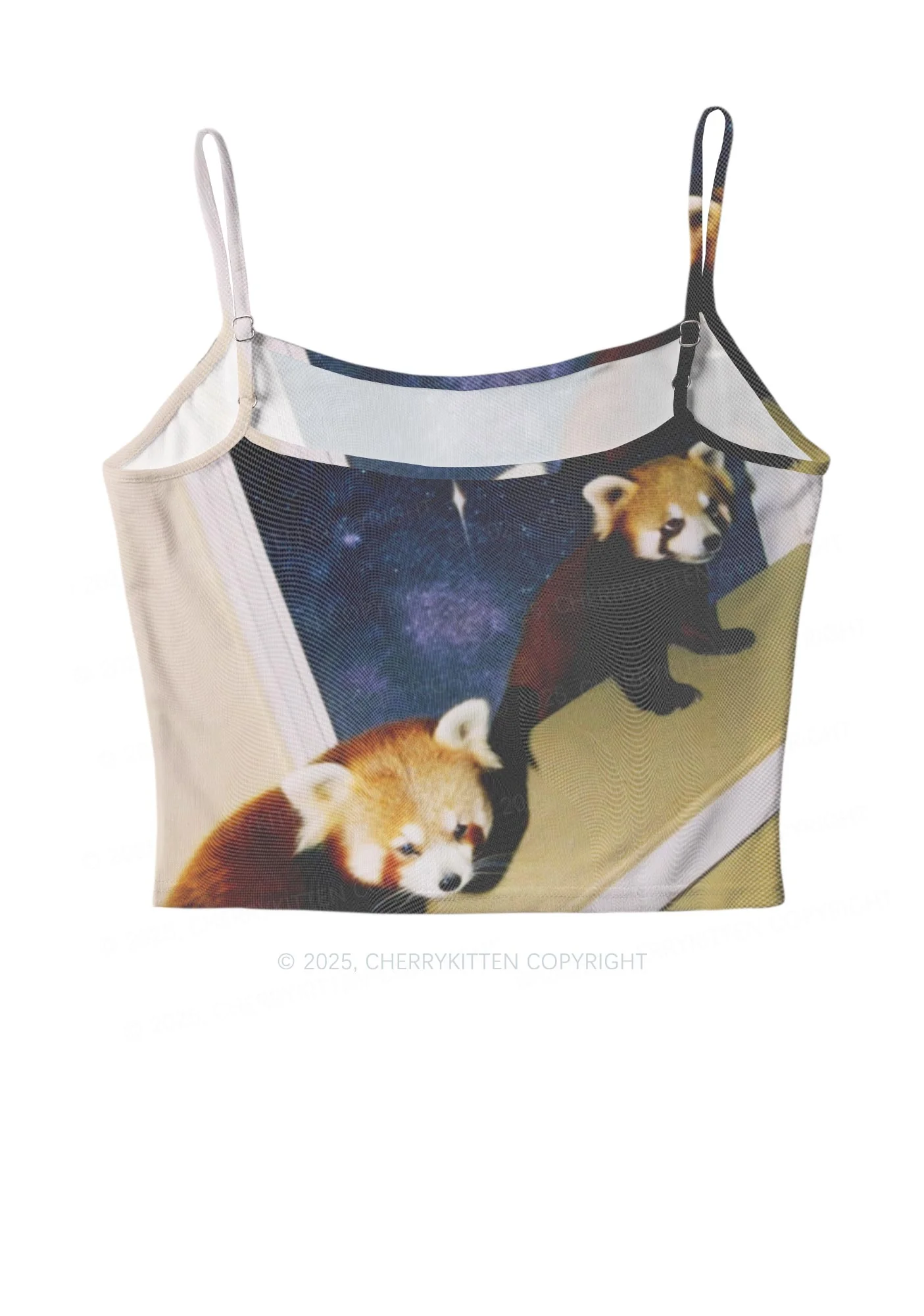 Raccoon Friends Y2K Mesh Cami Tank Cherrykitten - Image 3