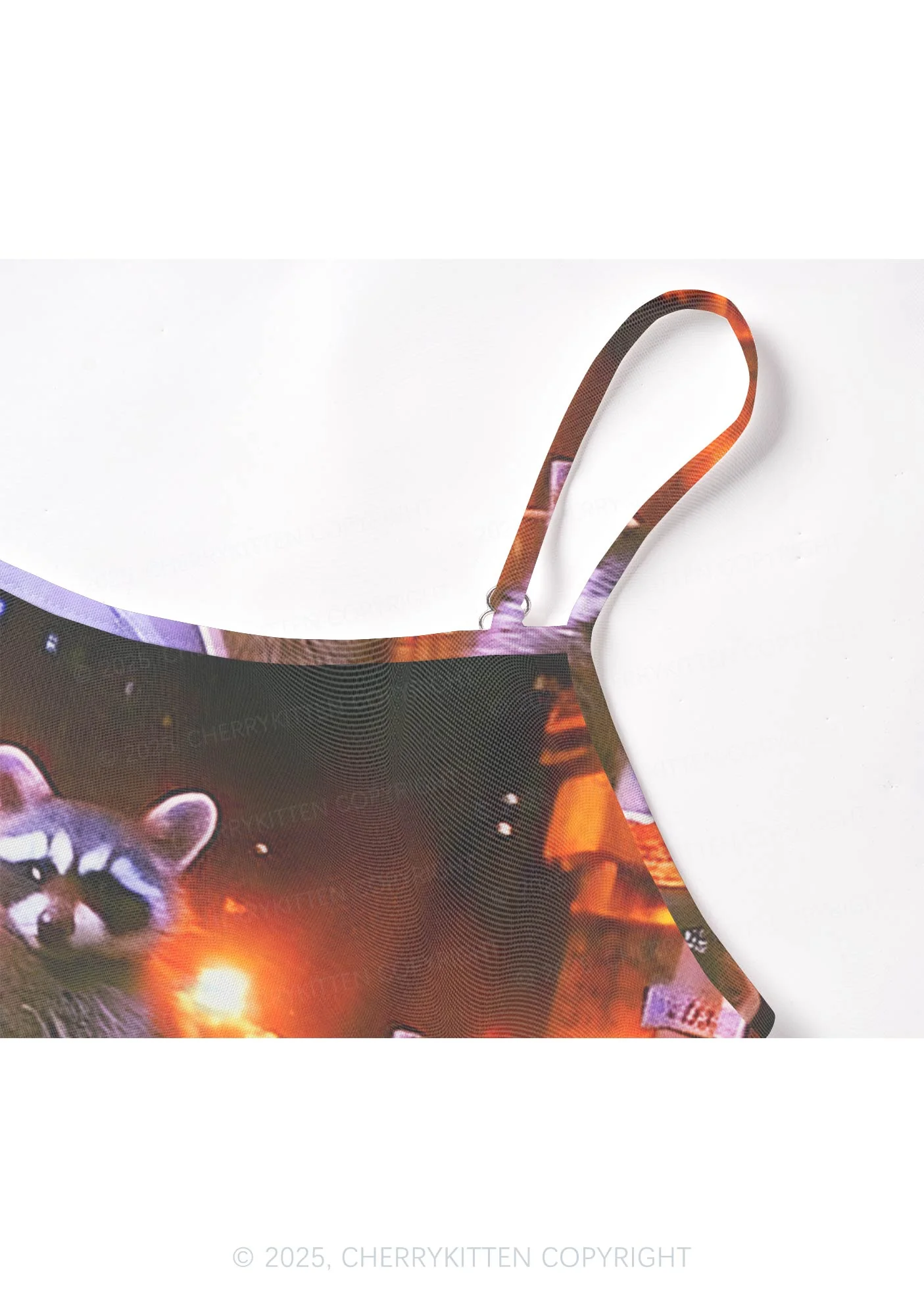 Raccoon Trash Party Y2K Mesh Cami Tank Cherrykitten - Image 5