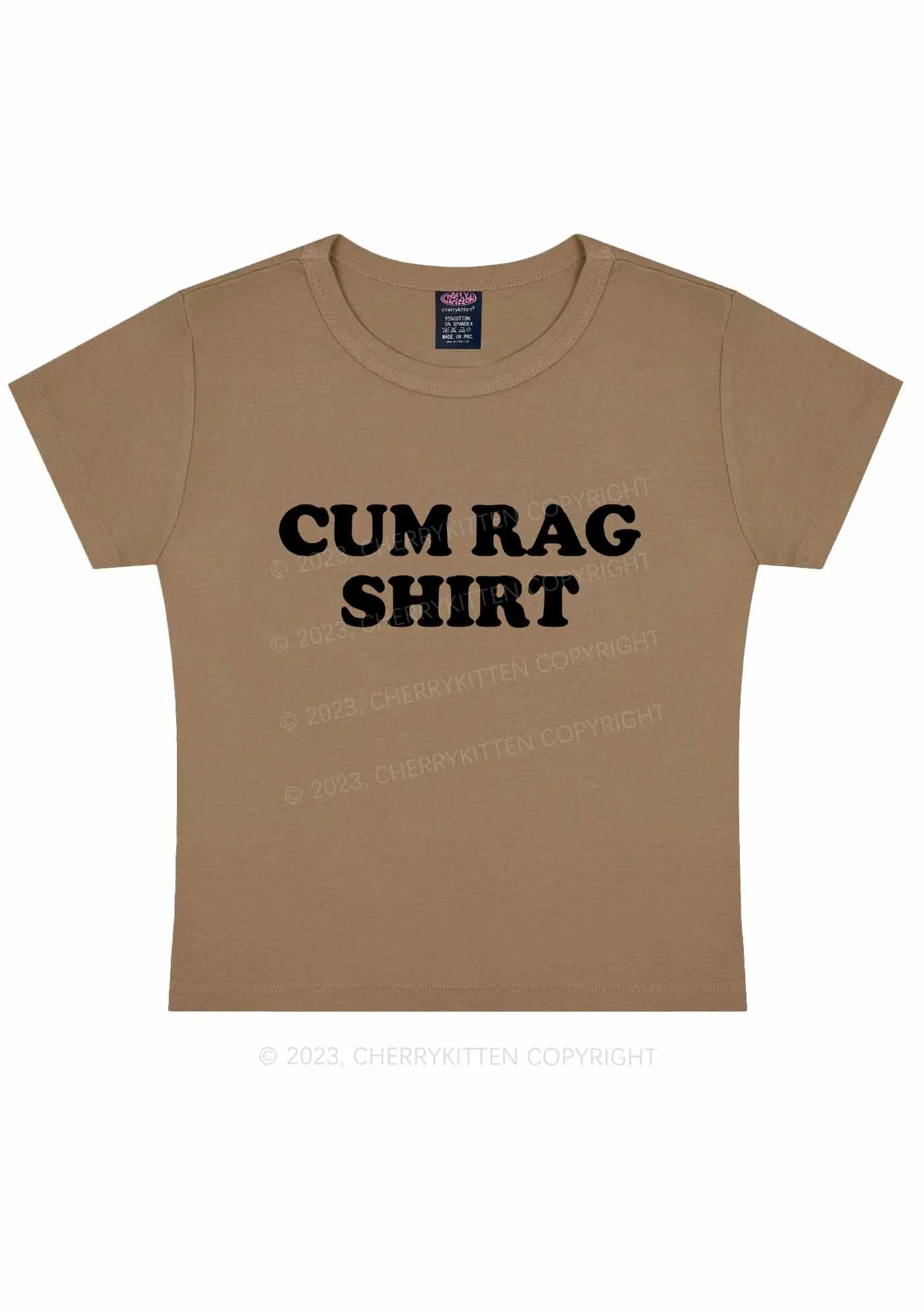 Rag Shirt Y2K Baby Tee Cherrykitten - Image 8