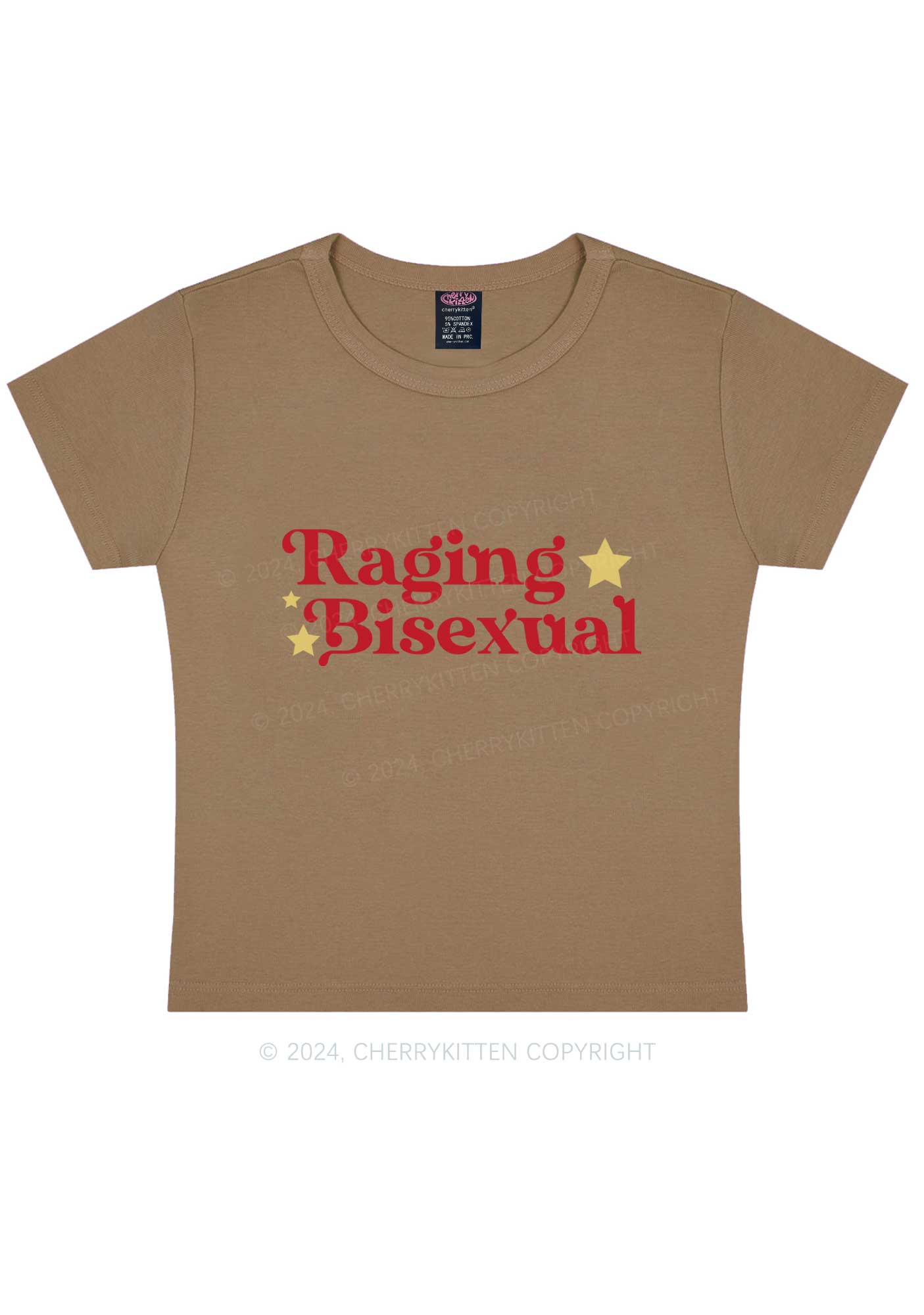 Raging Bisexual Stars Y2K Baby Tee Cherrykitten - Image 11