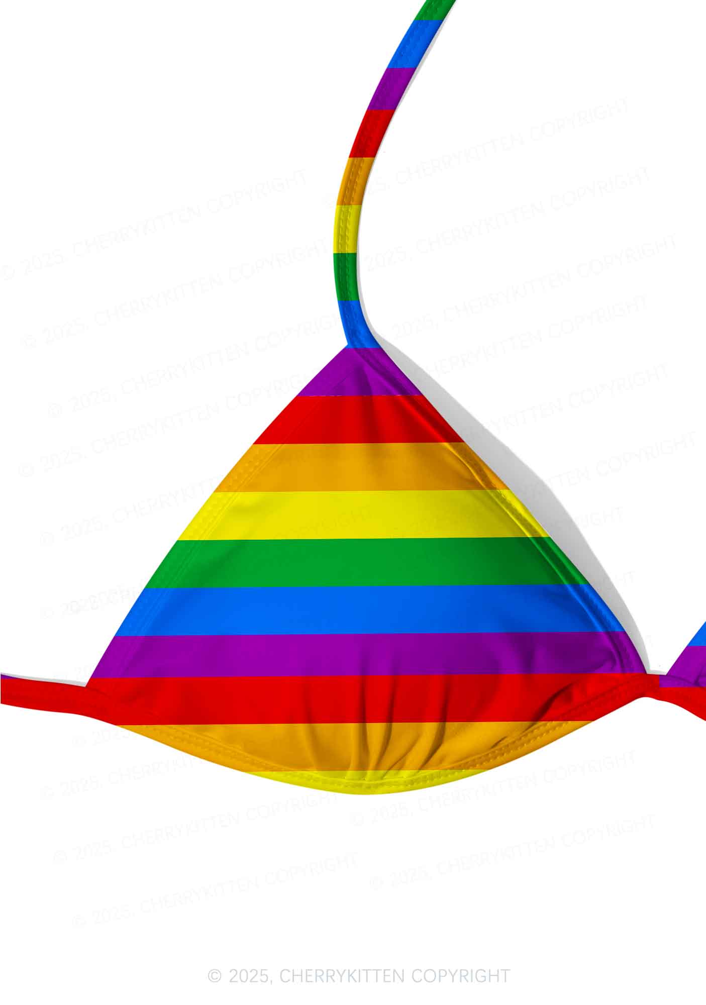 Rainbow Pride Y2K Print Bikini Set Cherrykitten - Image 5