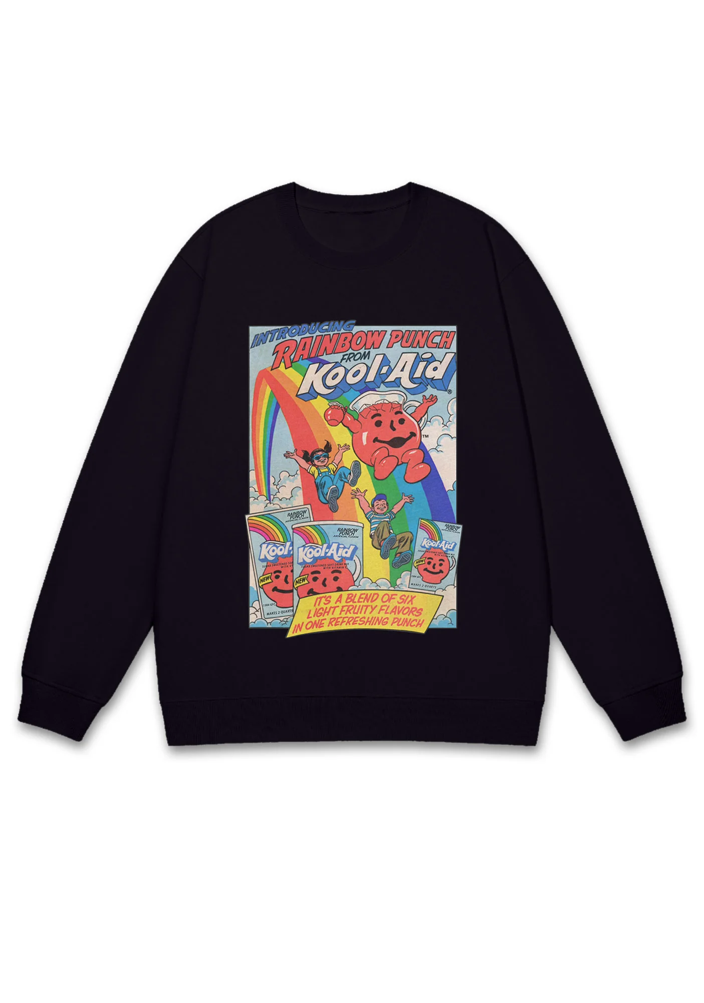 Rainbow Punch Y2K Sweatshirt - Image 4
