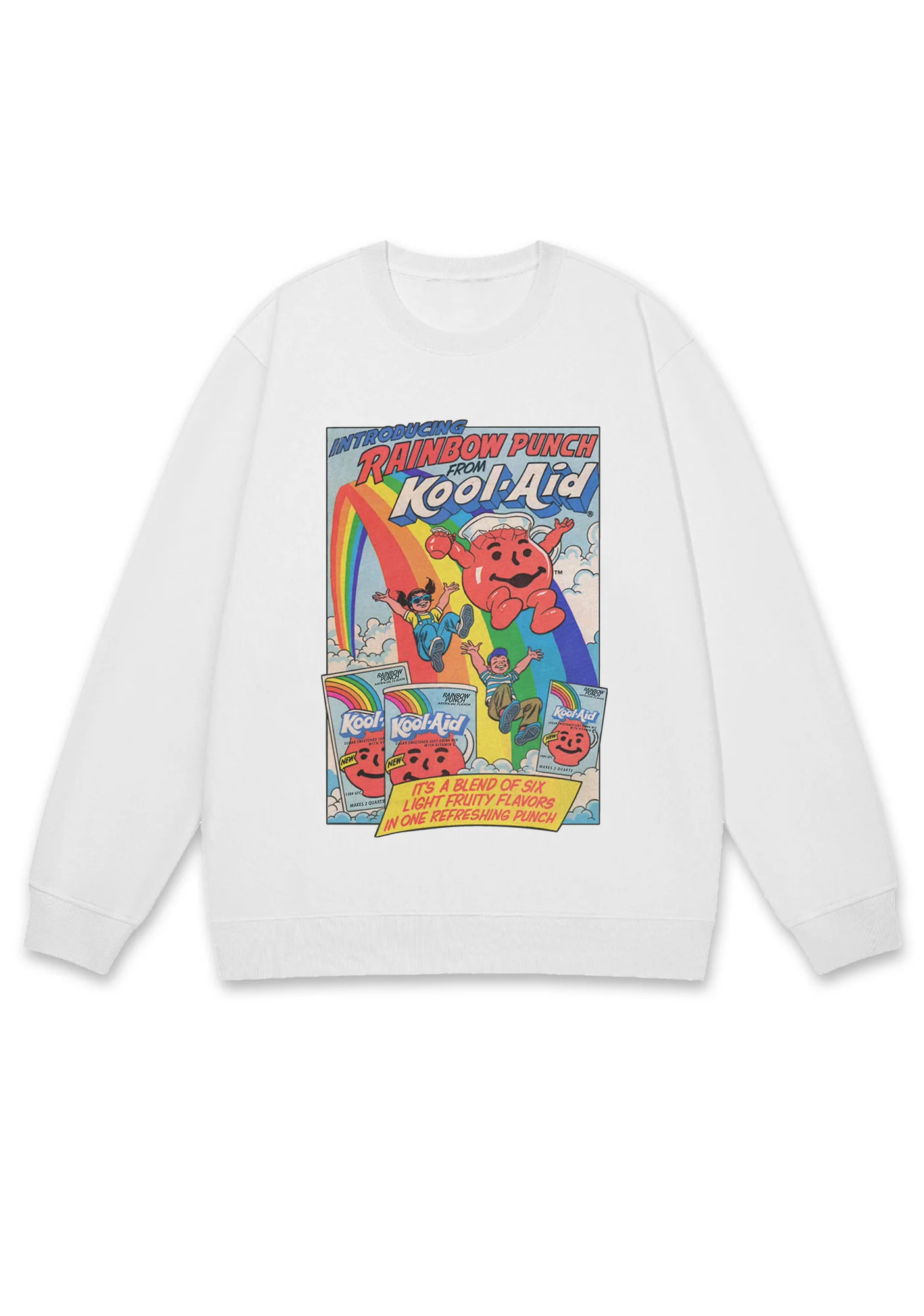 Rainbow Punch Y2K Sweatshirt - Image 5
