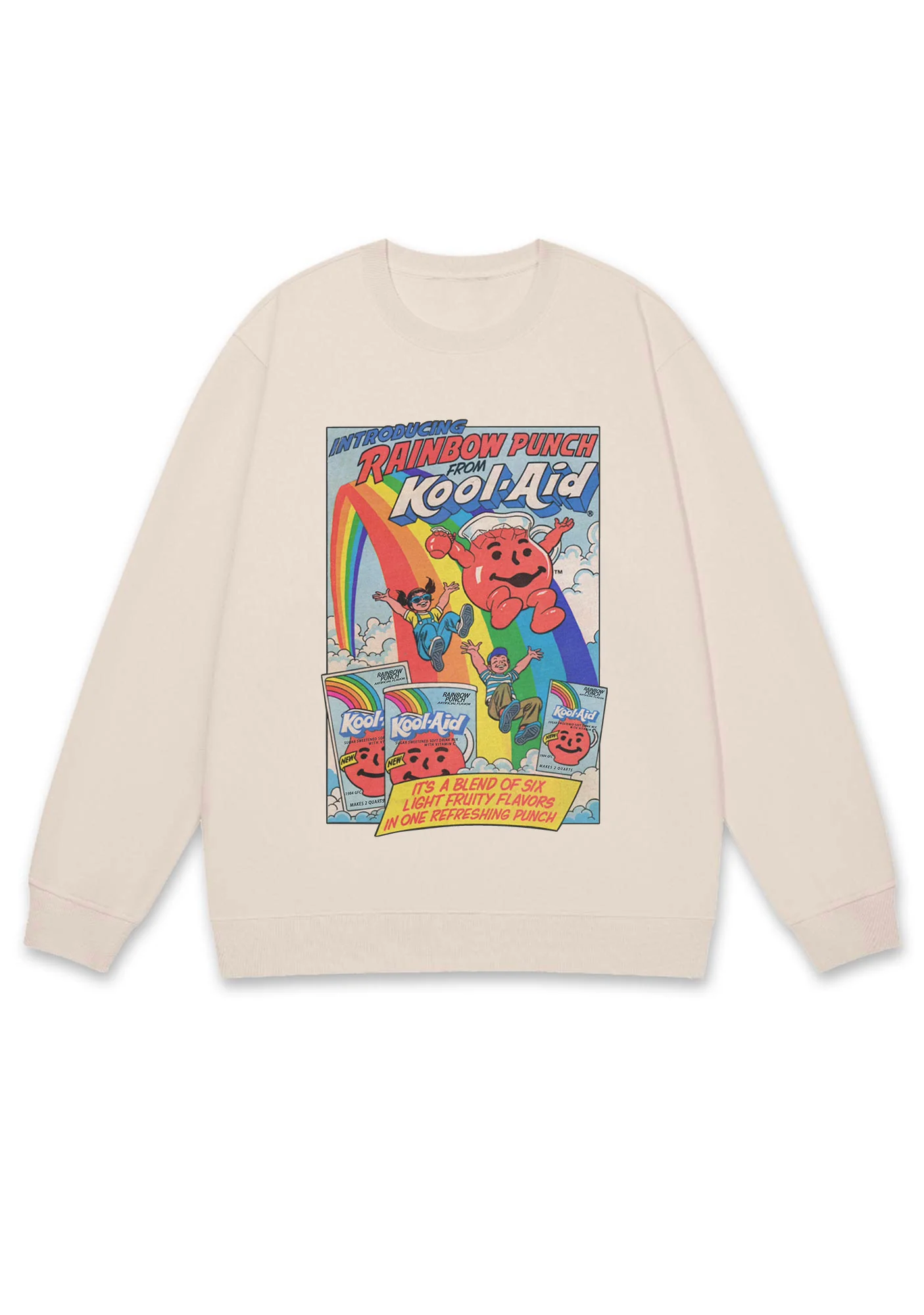 Rainbow Punch Y2K Sweatshirt - Image 6