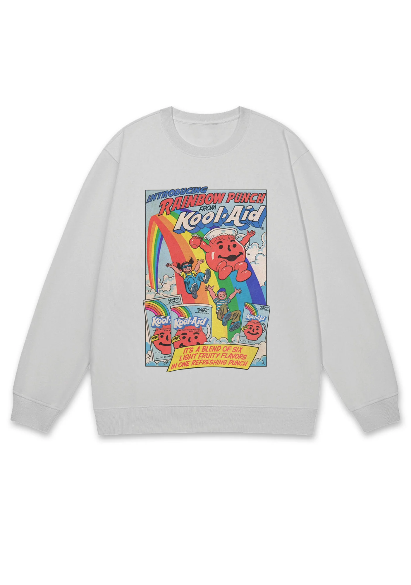Rainbow Punch Y2K Sweatshirt - Image 7