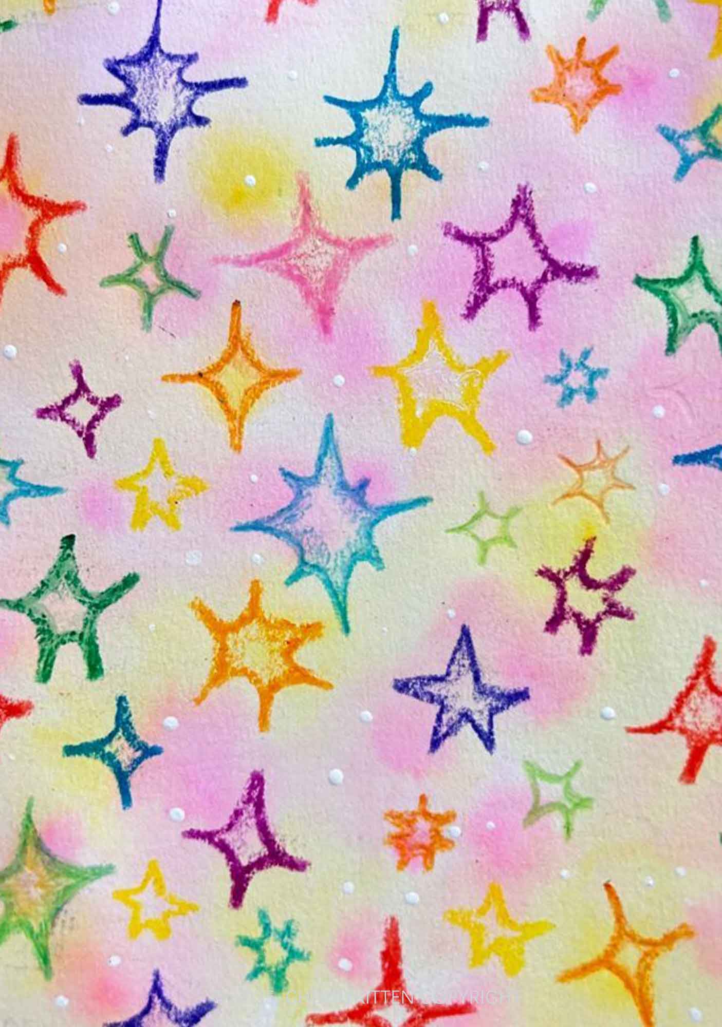 Rainbow Starburst Y2K Print Bikini Set Cherrykitten - Image 2